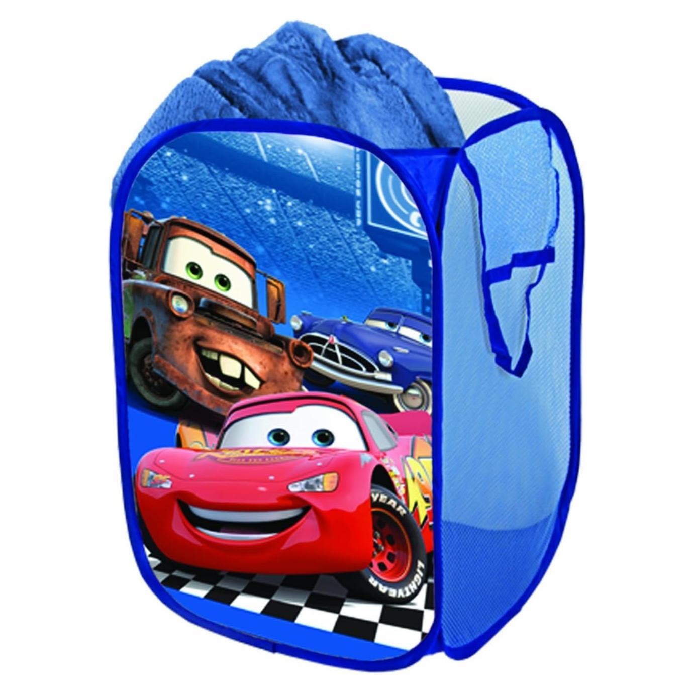 Canasta Plegable Cars Idea Nuova 54x54x46 cm Azul