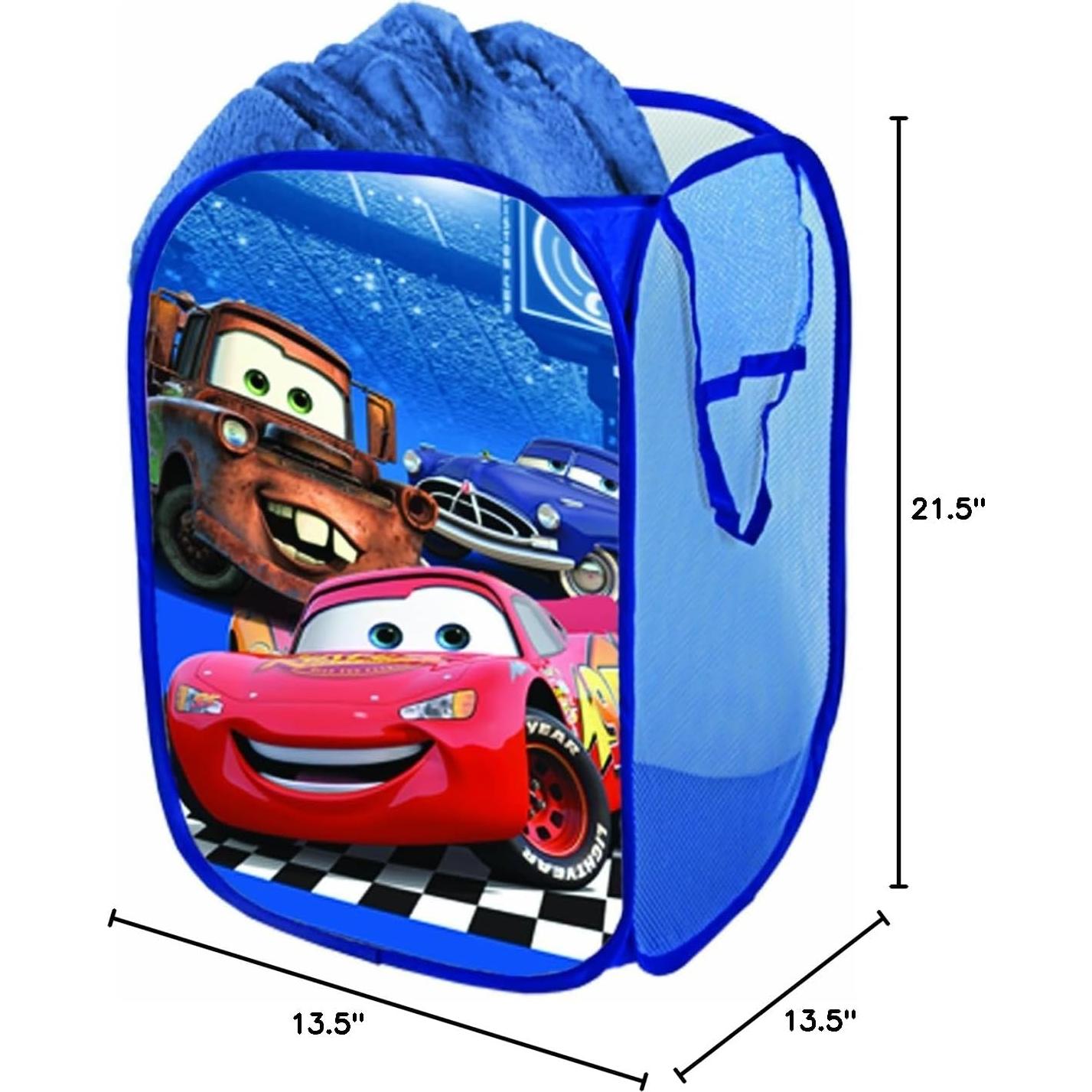Canasta Plegable Cars Idea Nuova 54x54x46 cm Azul