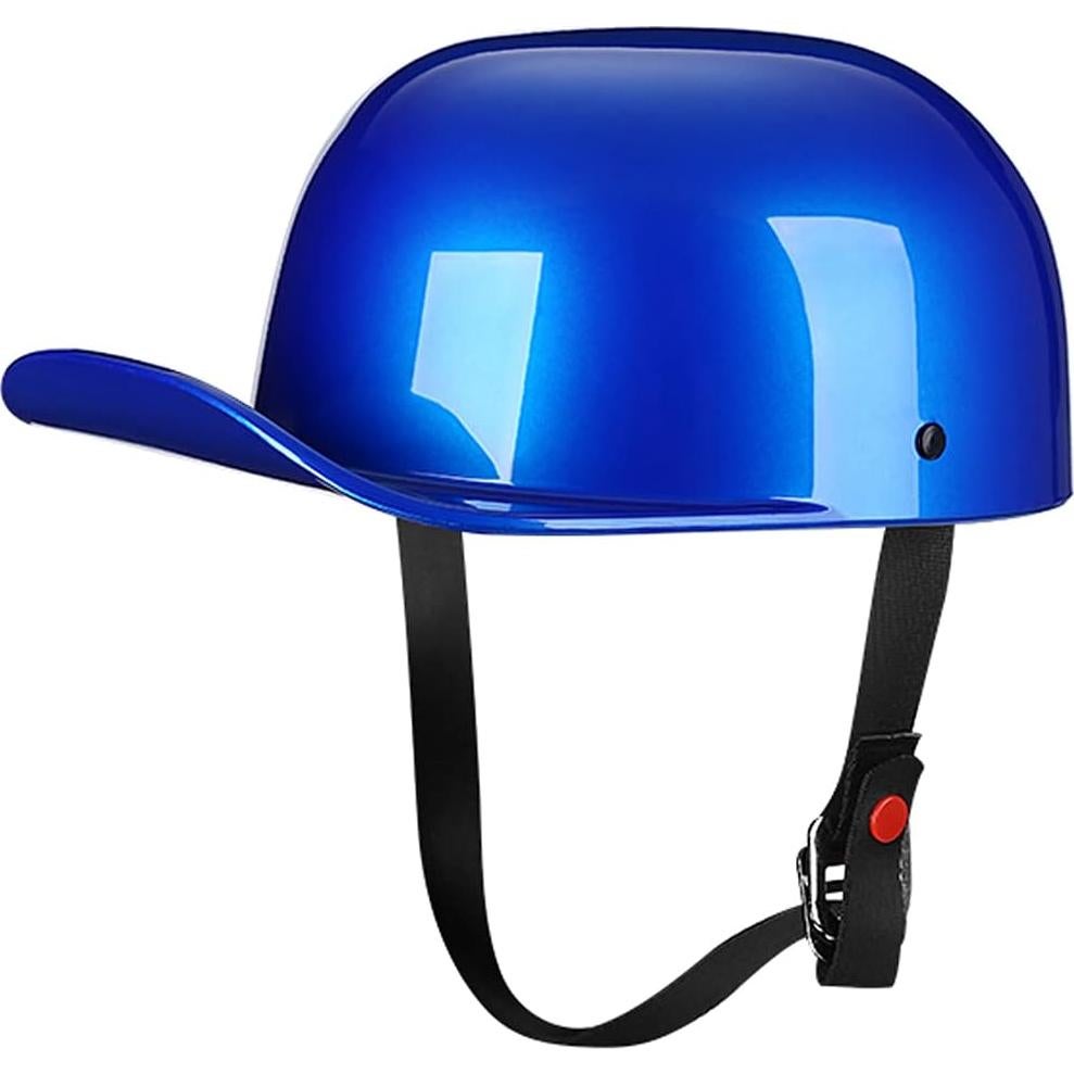 Baseball Style Cap Motorcycle Helmet Unisex-Adult - DOT Approved