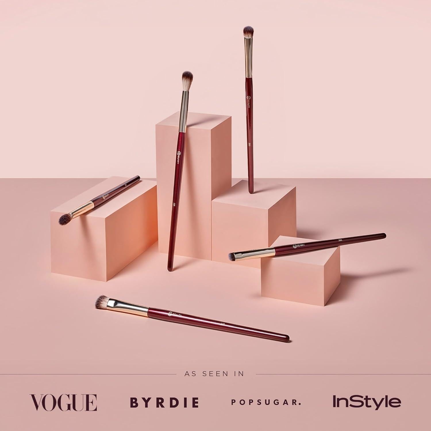 Set de Brochas BK Beauty 5PC para Maquillaje Profesional