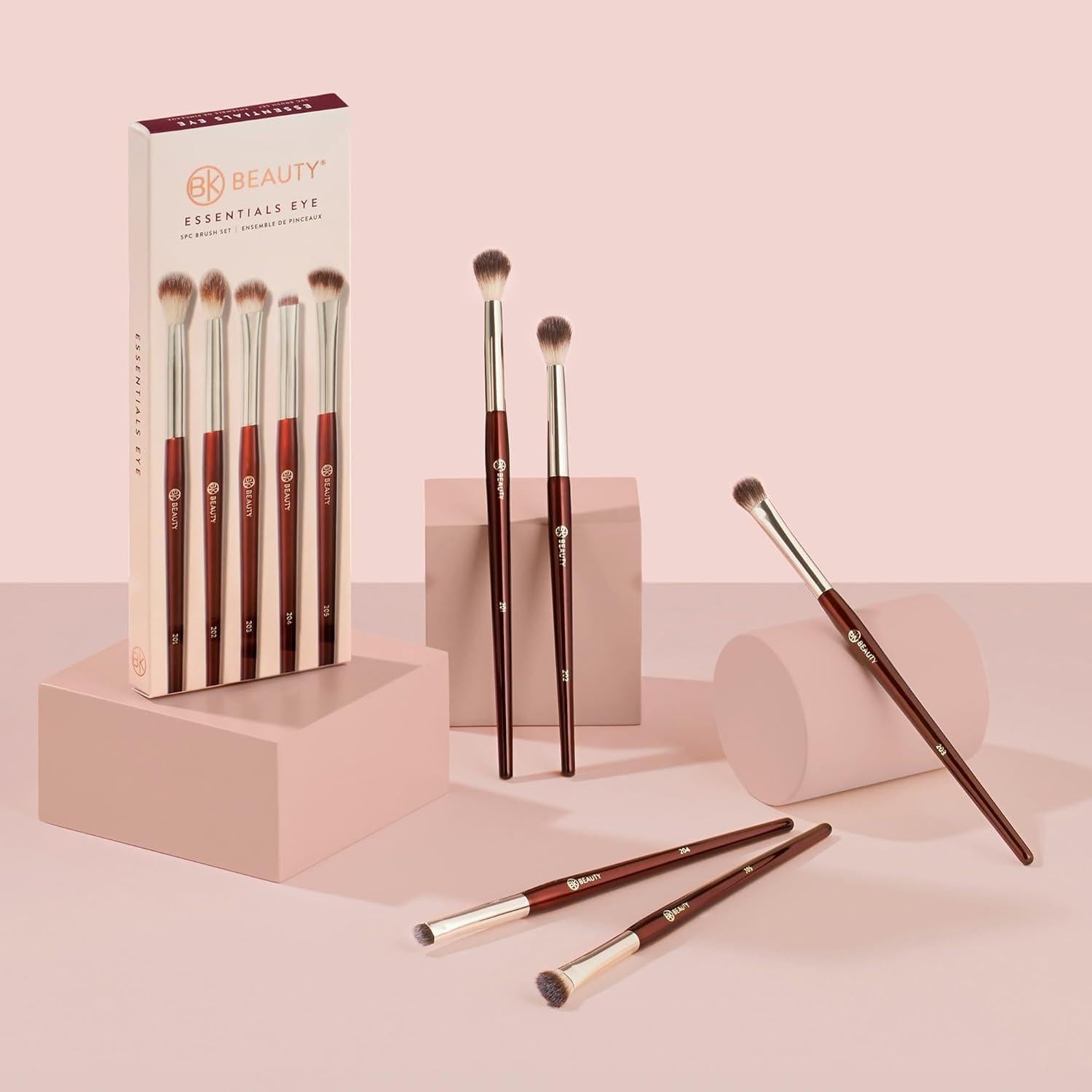 Set de Brochas BK Beauty 5PC para Maquillaje Profesional