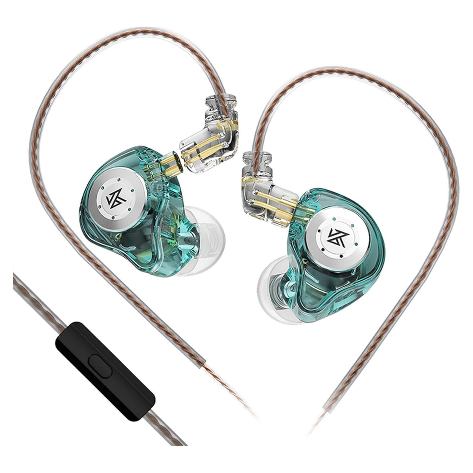 Auriculares KZ EDX PRO IEM con micrófono y graves profundos