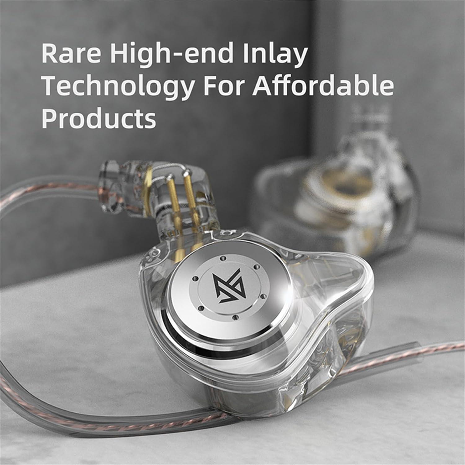 Auriculares KZ EDX PRO IEM con micrófono y graves profundos