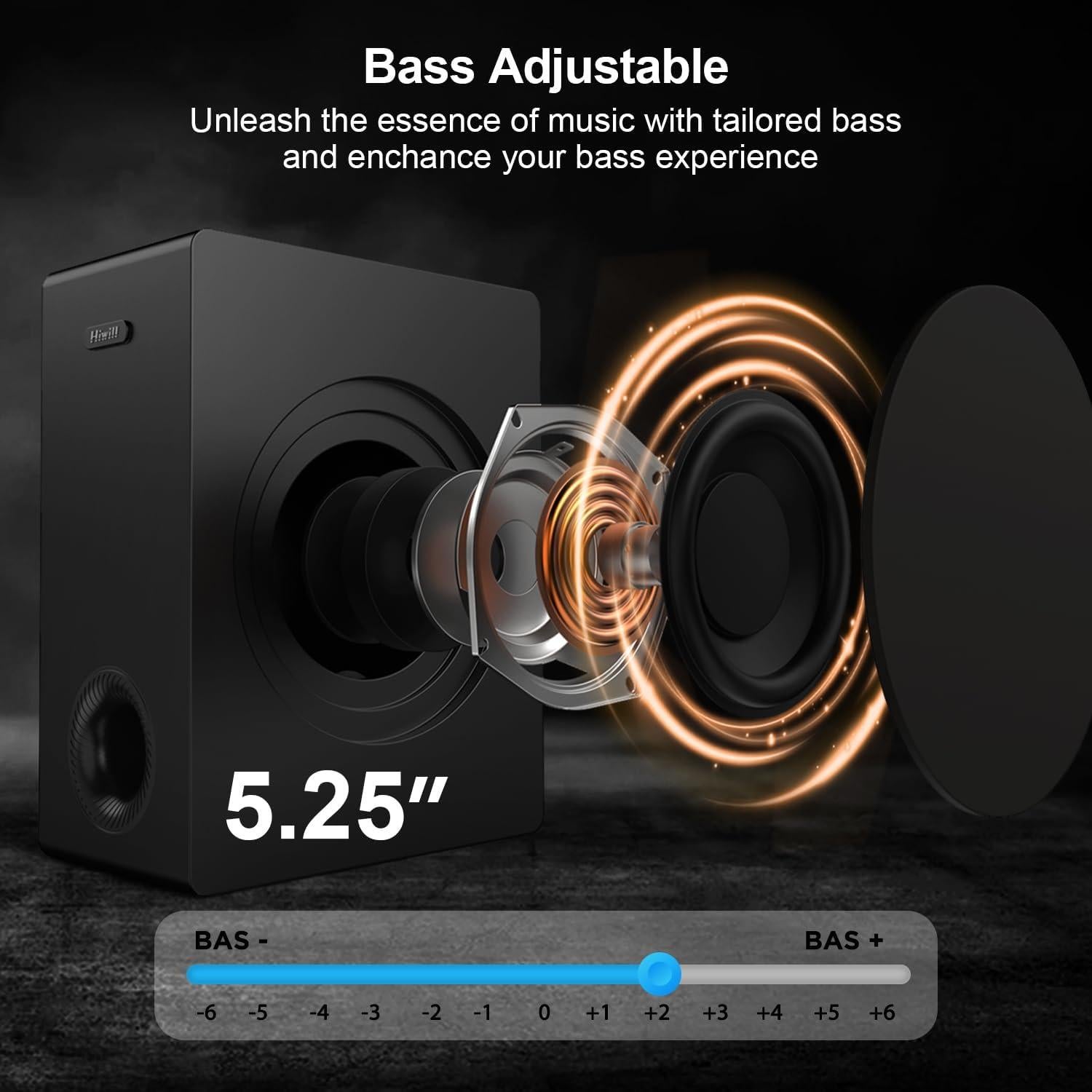 Barra de Sonido Hiwill HiElite A21 2.1CH Dolby Atmos 200W