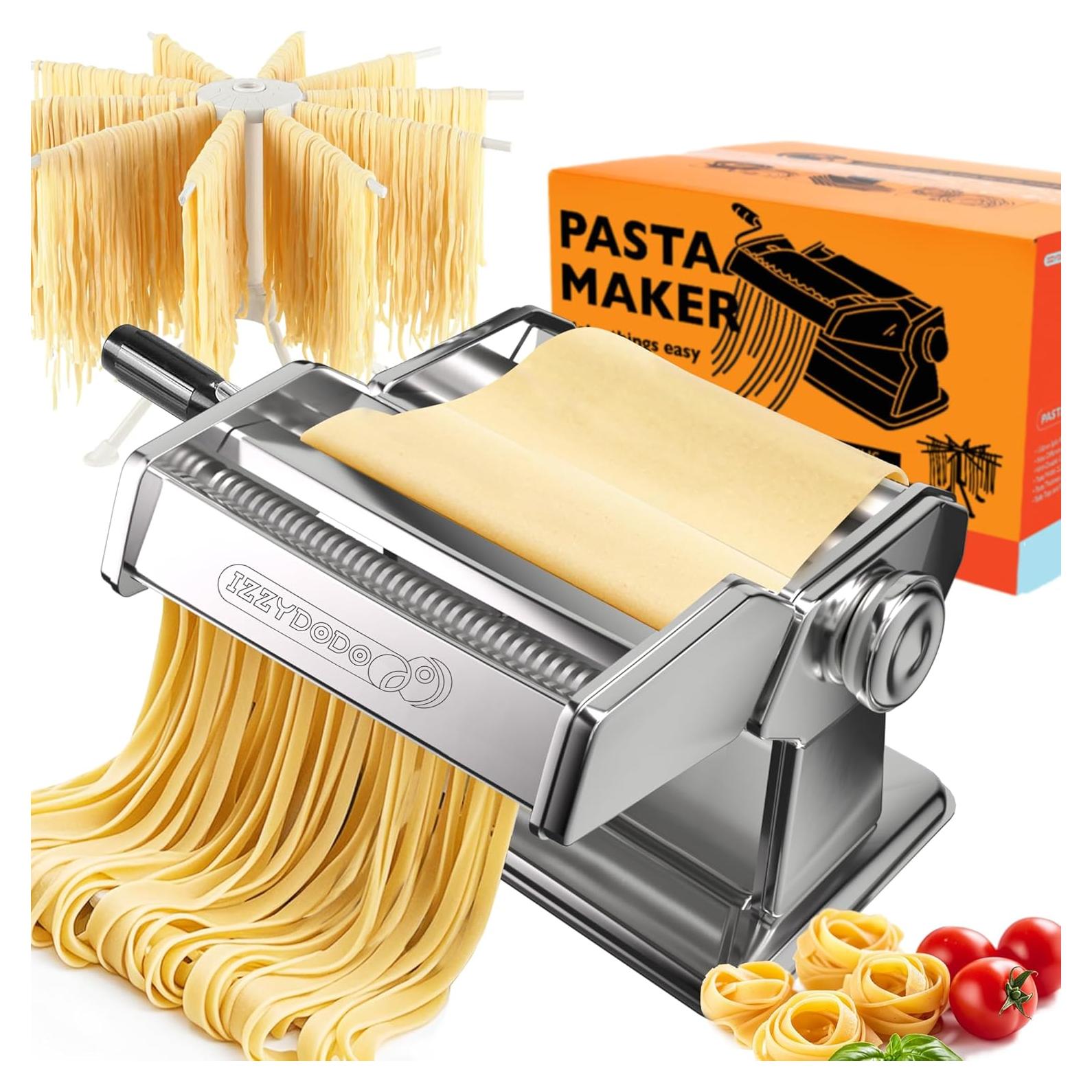 Máquina para Hacer Pasta Izzydodo con 9 Grosor Ajustable