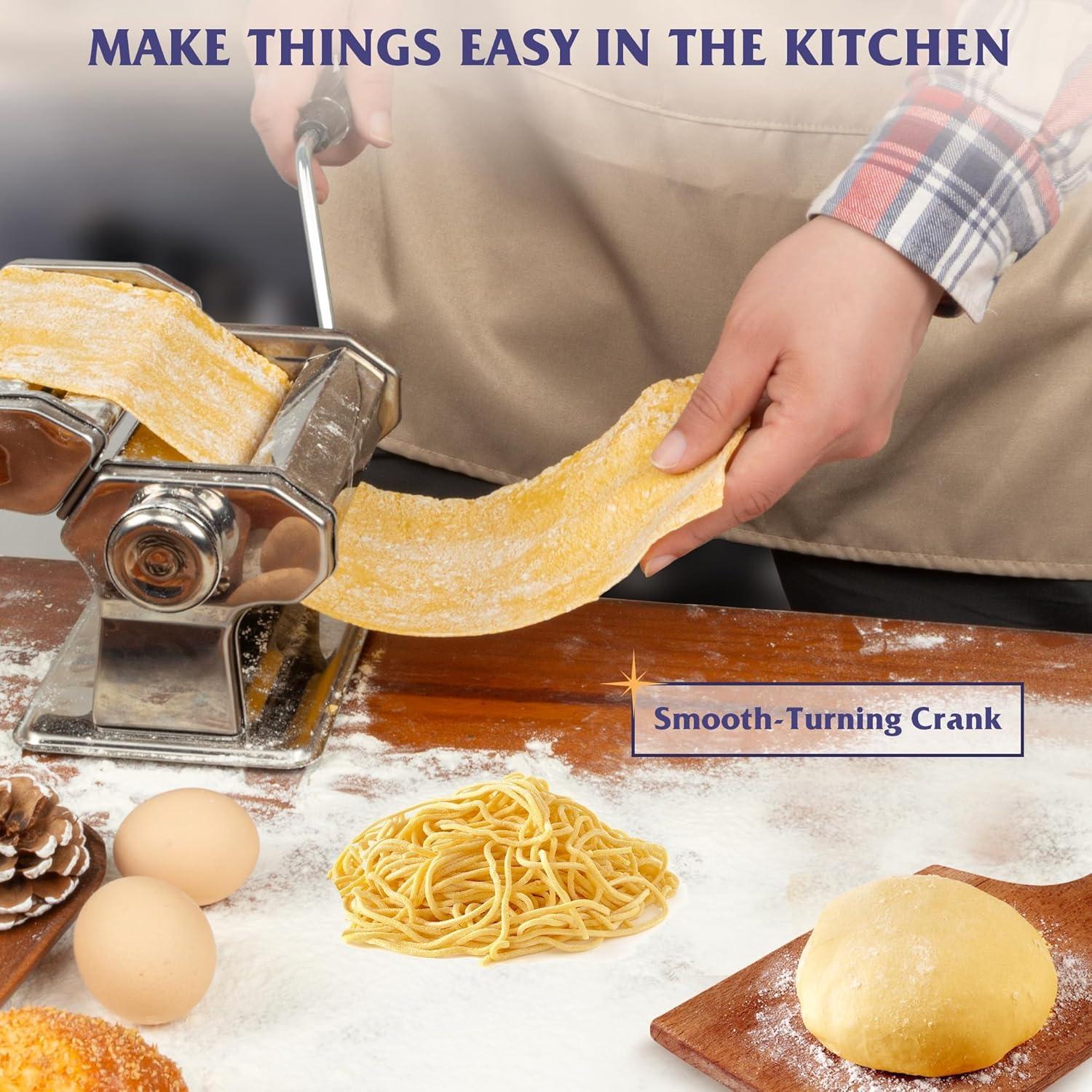 Máquina para Hacer Pasta Izzydodo con 9 Grosor Ajustable