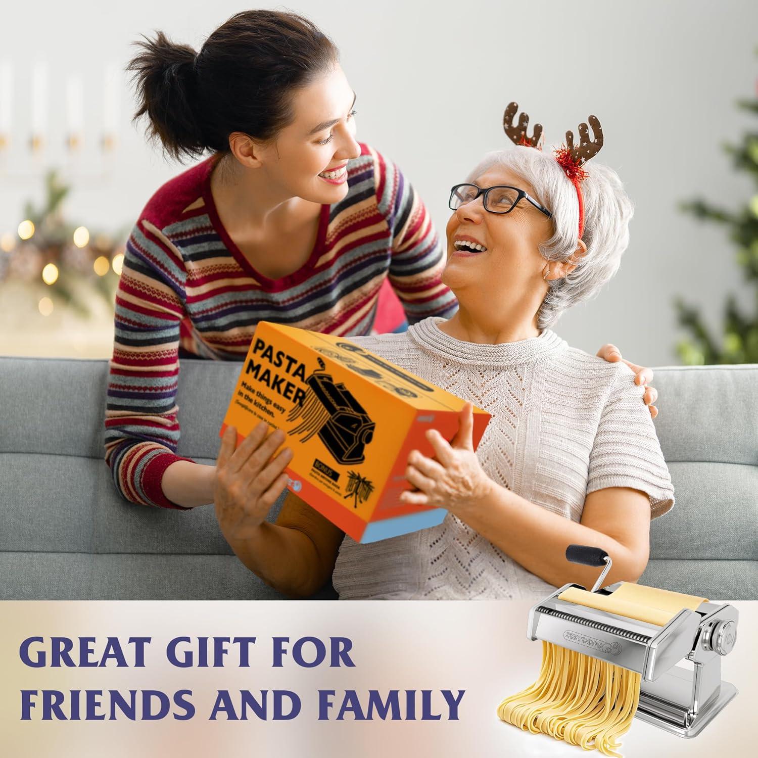 Máquina para Hacer Pasta Izzydodo con 9 Grosor Ajustable