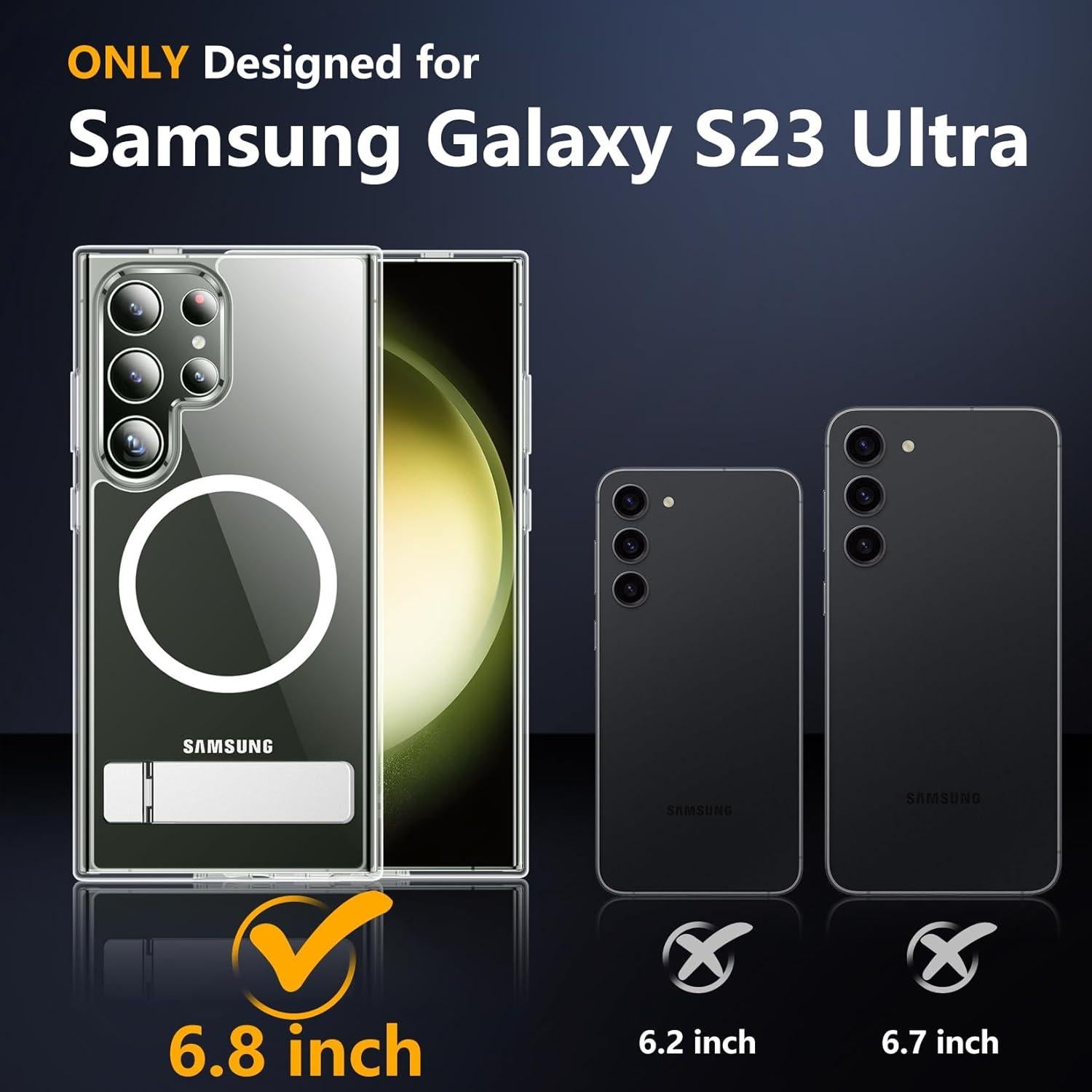 Funda Magnética SPIDERCASE para Samsung S23 Ultra 6.8"