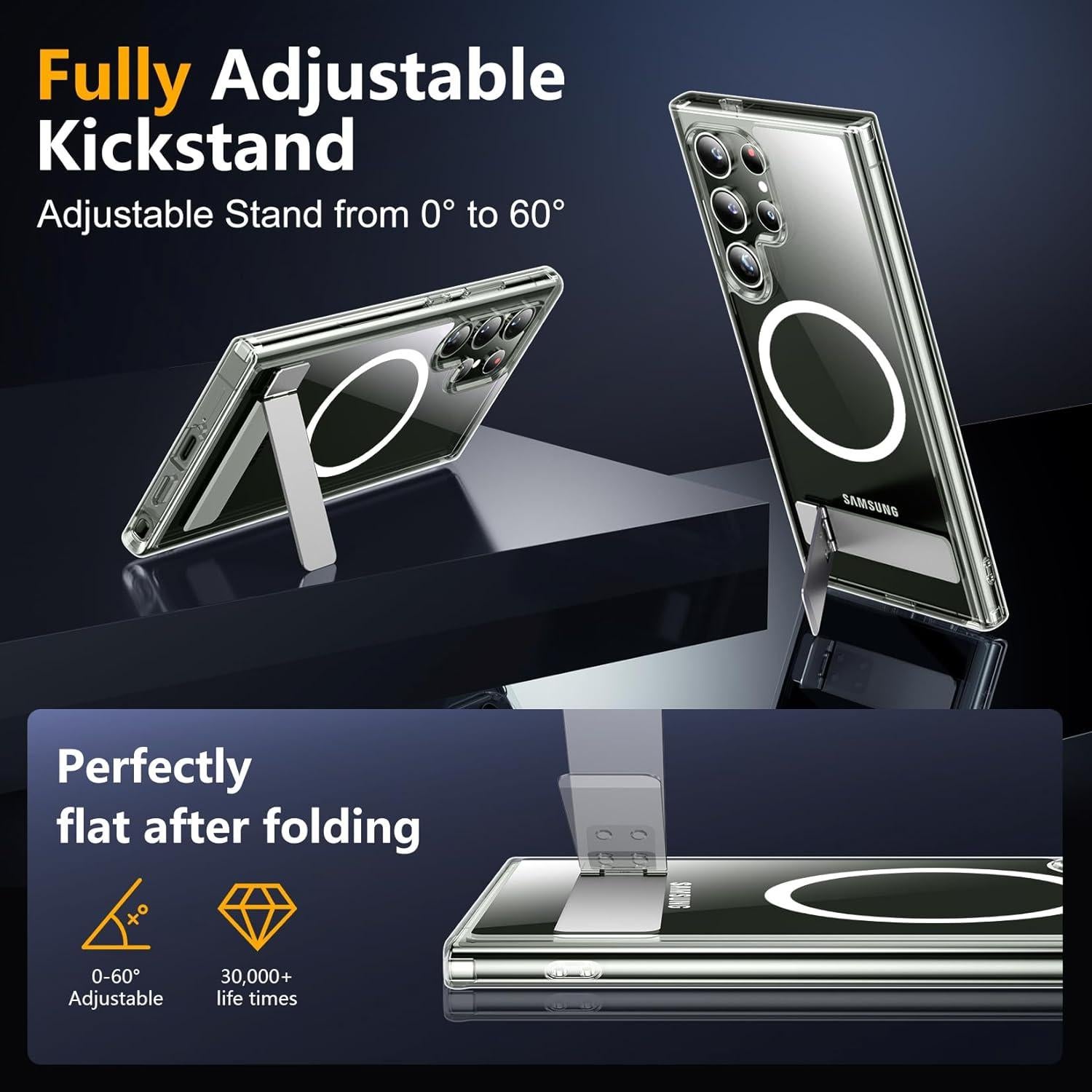 Funda Magnética SPIDERCASE para Samsung S23 Ultra 6.8"