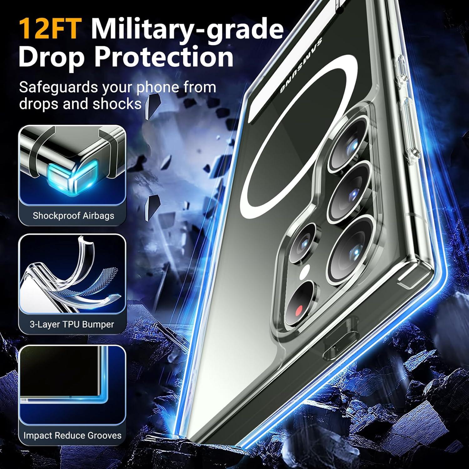 Funda Magnética SPIDERCASE para Samsung S23 Ultra 6.8"