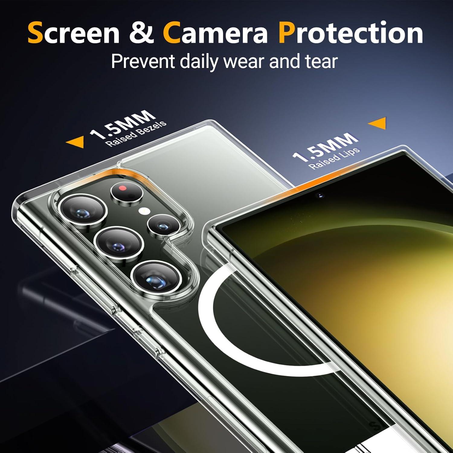 Funda Magnética SPIDERCASE para Samsung S23 Ultra 6.8"