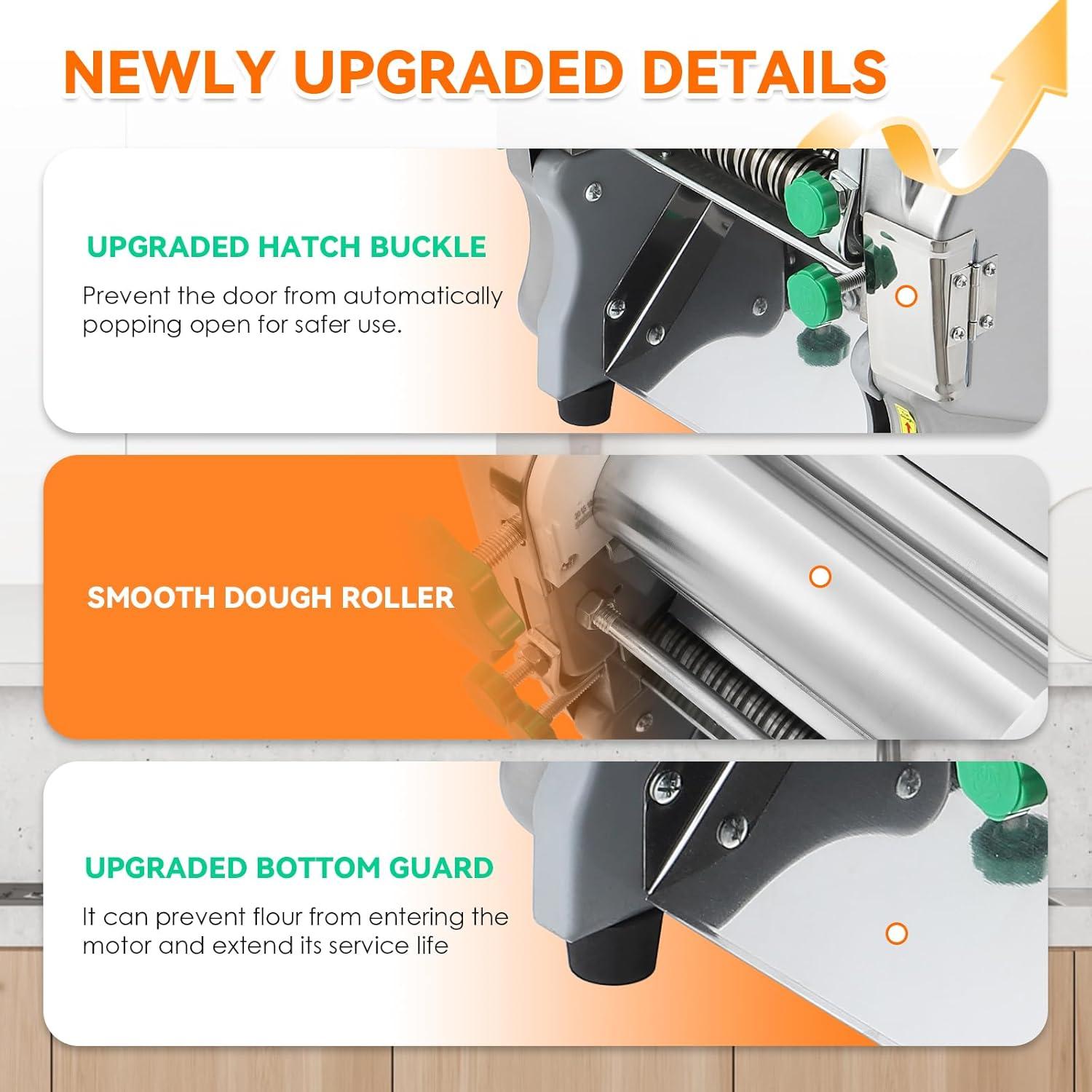 Máquina de Pasta NEWTRY Eléctrica 550W Grosor Ajustable