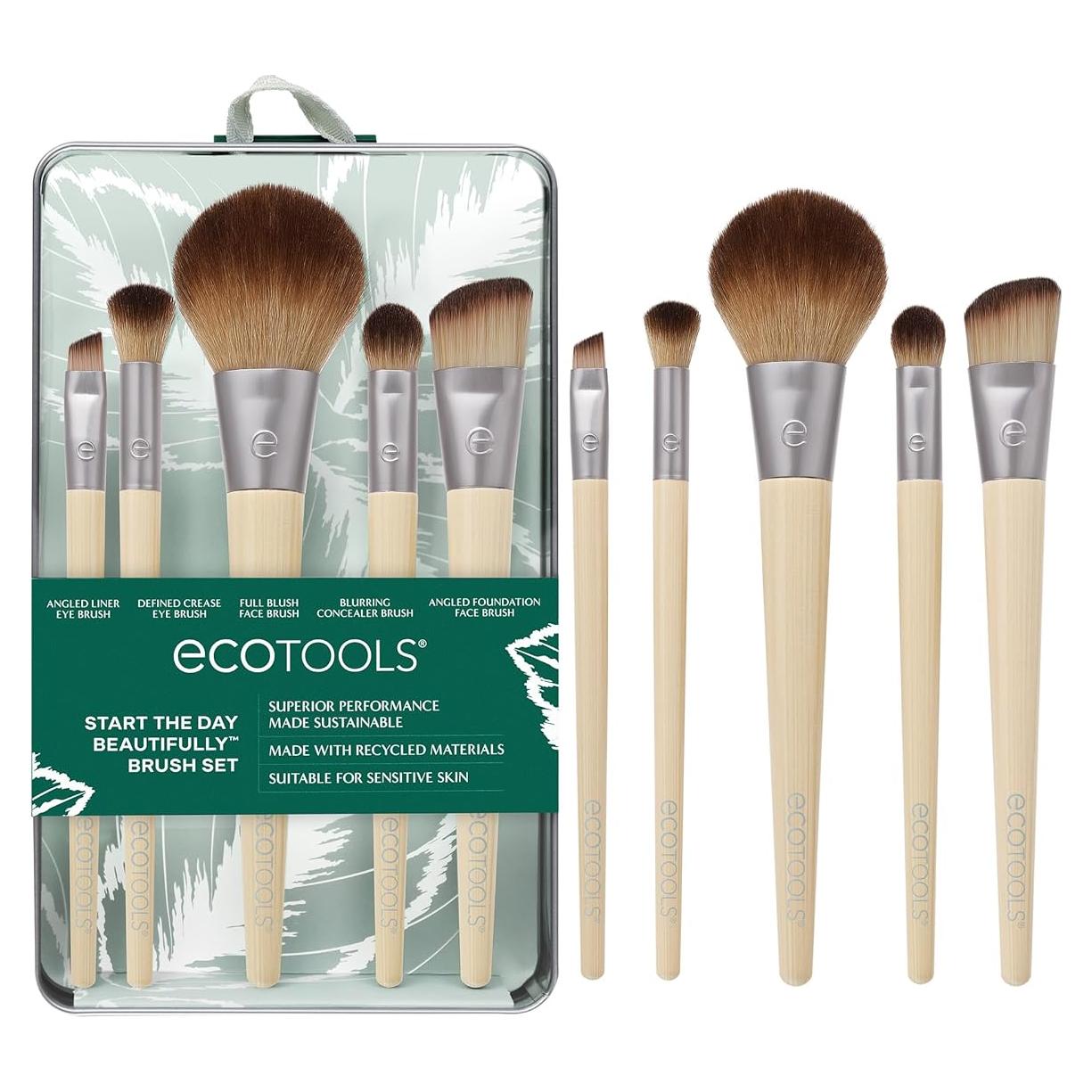 Set de Brochas de Maquillaje EcoTools 6 Piezas Ecológicas