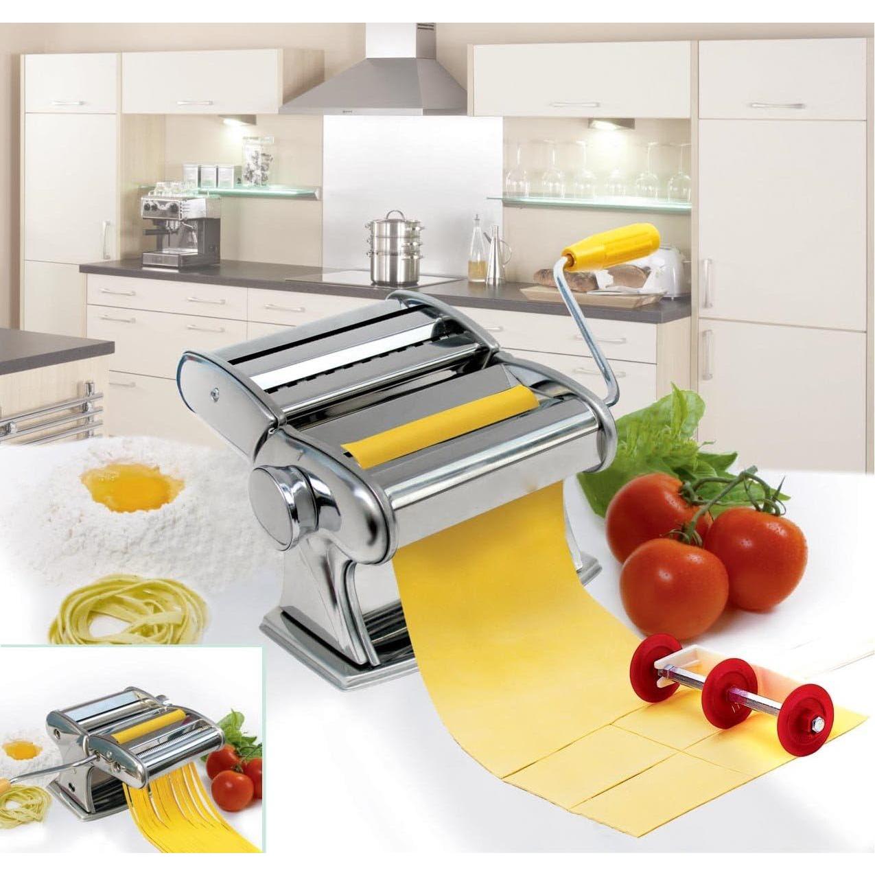 Máquina para hacer pasta OVENTE PA615S acero inoxidable 7 grosores