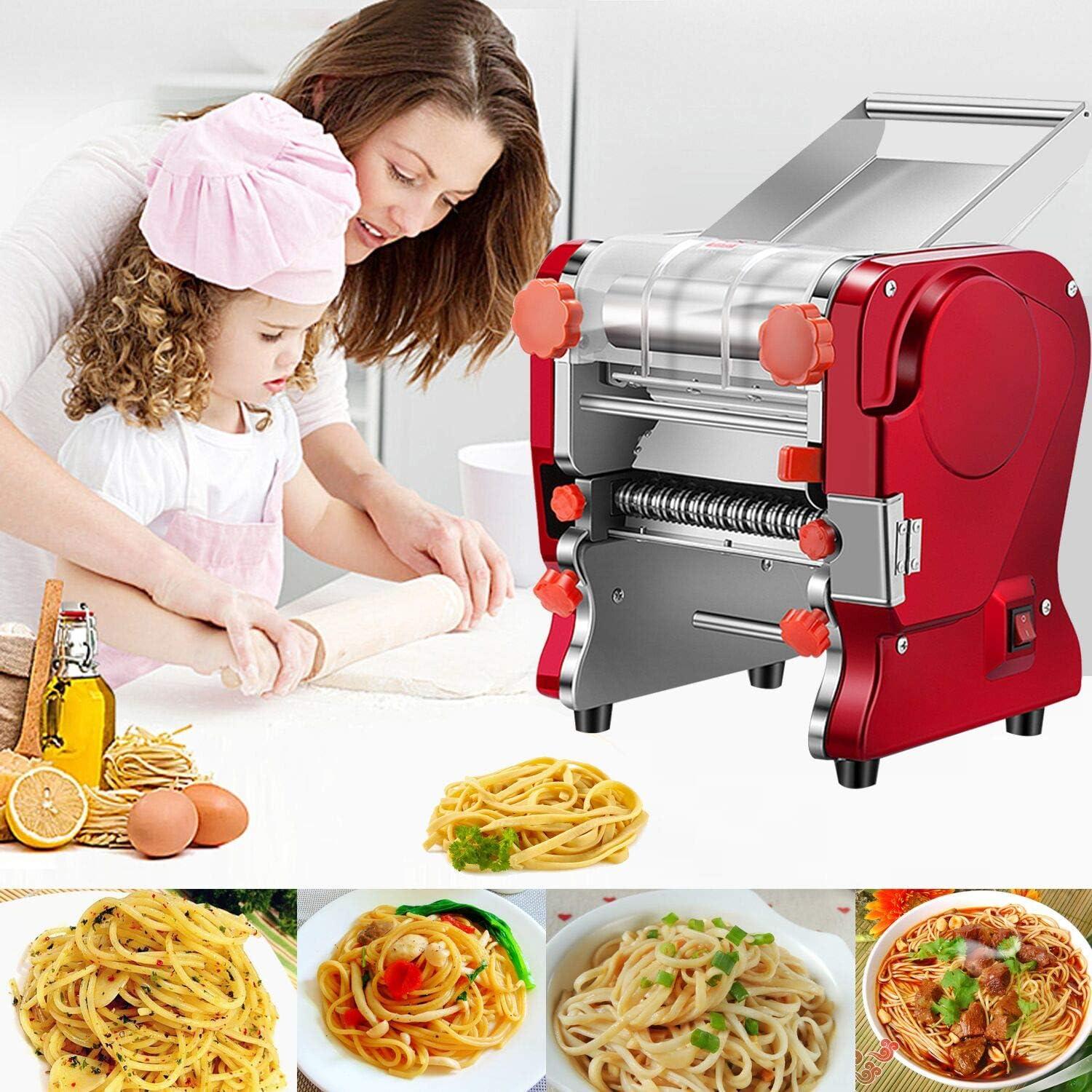 Máquina de Hacer Pasta Eléctrica LeoneBeBe 110V Acero Inoxidable