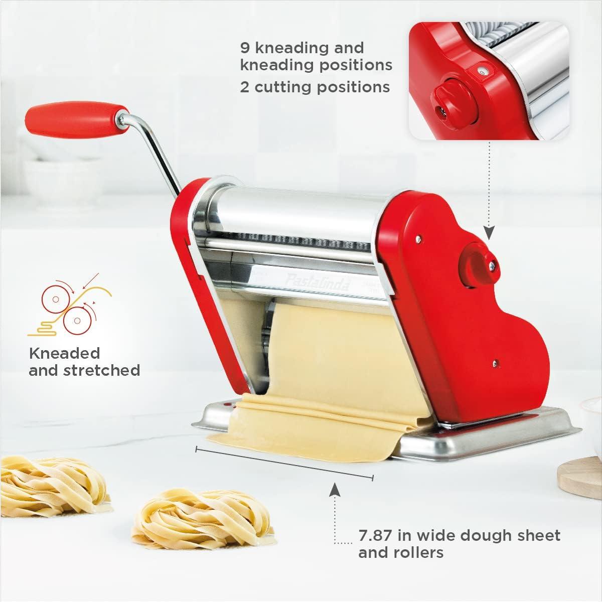 Máquina de Pasta PASTALINDA Classic 200 Acero Inoxidable 20 cm