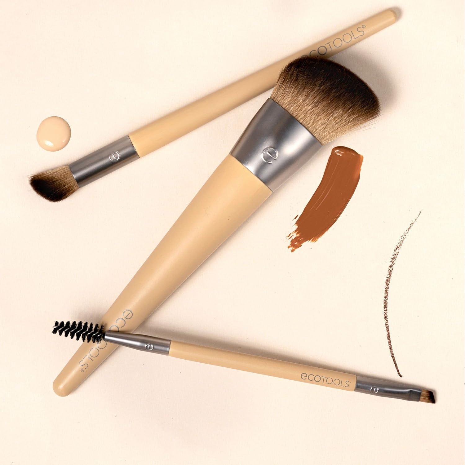 Set de 3 Brochas EcoTools para Maquillaje Vegano y Ecológico