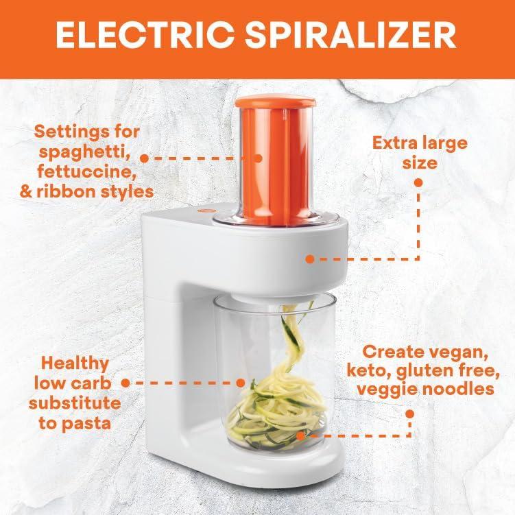 Espiralizador Eléctrico MasterChef MTF-SPR-771 3 en 1