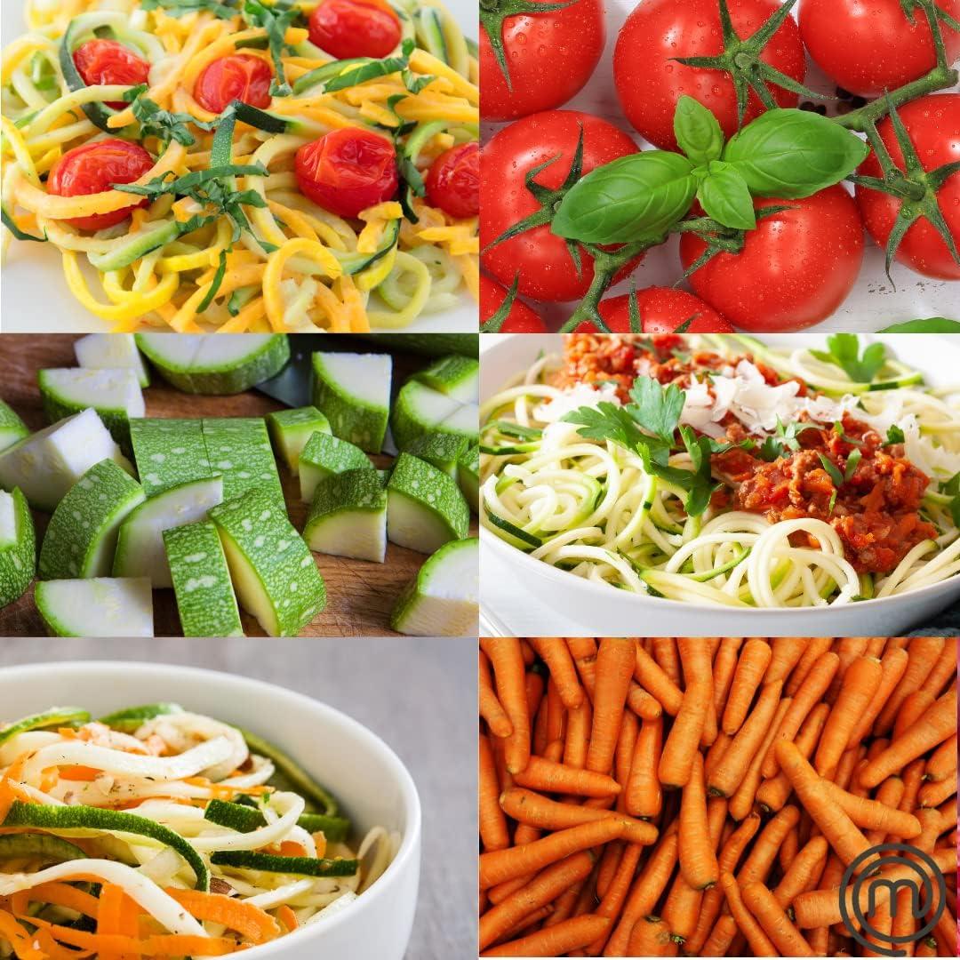 Espiralizador Eléctrico MasterChef MTF-SPR-771 3 en 1