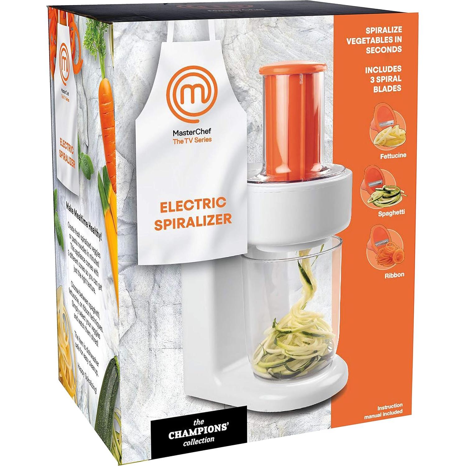 Espiralizador Eléctrico MasterChef MTF-SPR-771 3 en 1