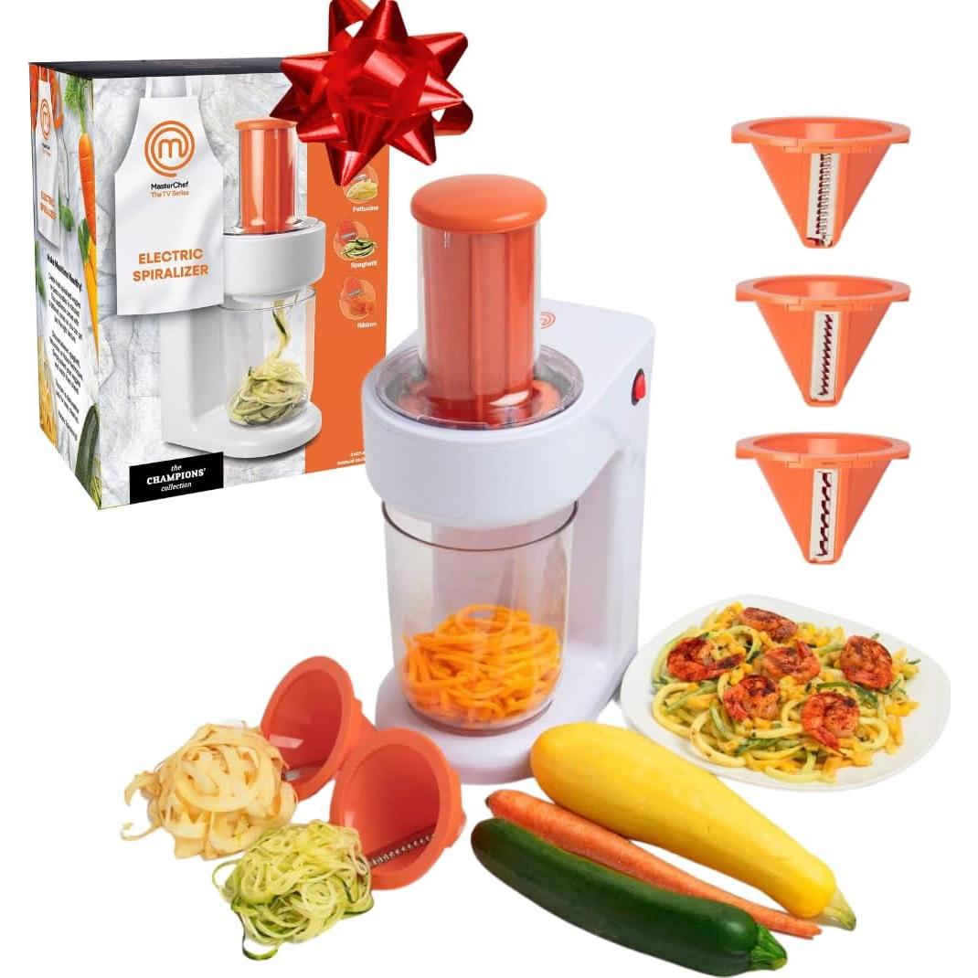 Espiralizador Eléctrico MasterChef MTF-SPR-771 3 en 1