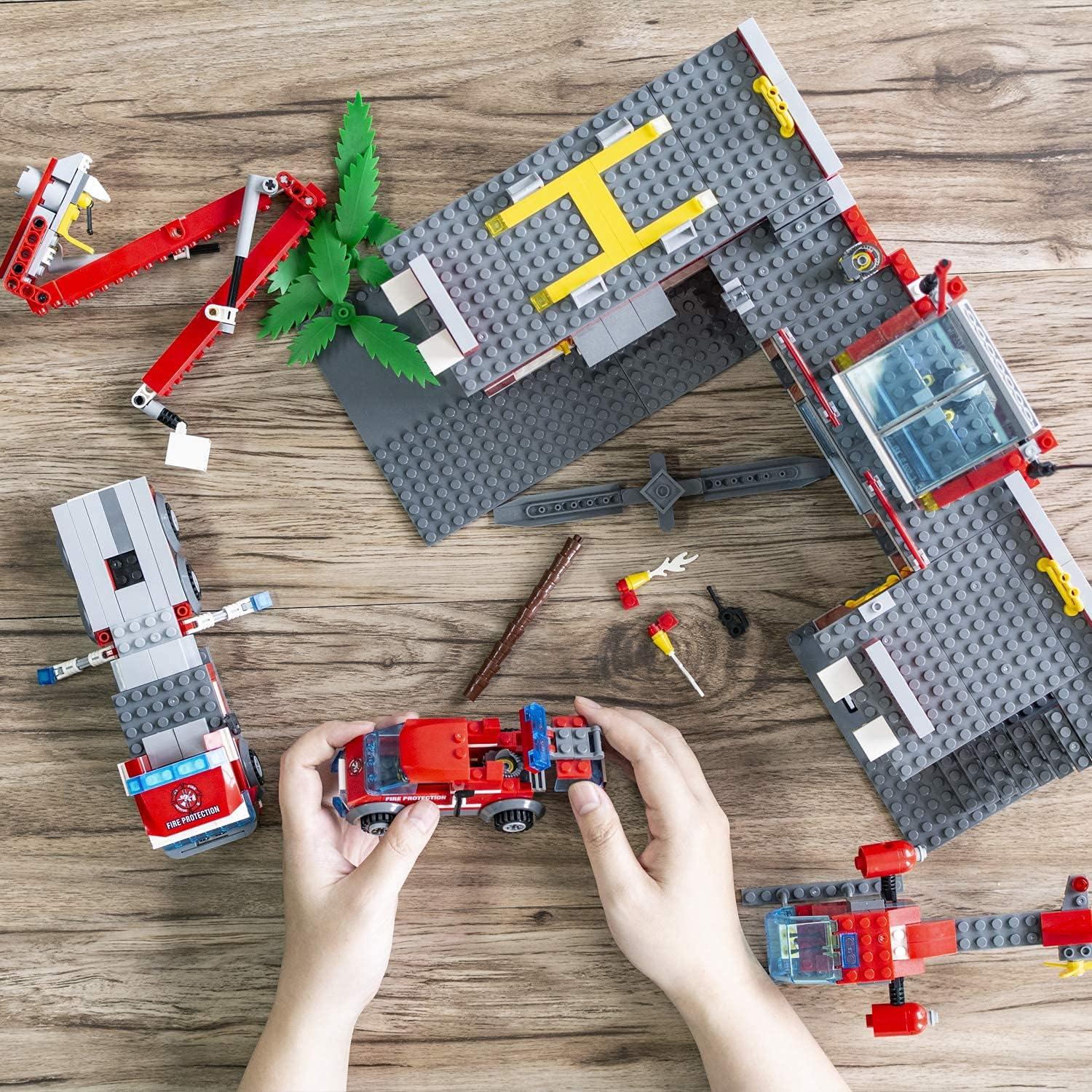 QLT Kit Estación de Bomberos Ciudad 774 Piezas Juguete STEM