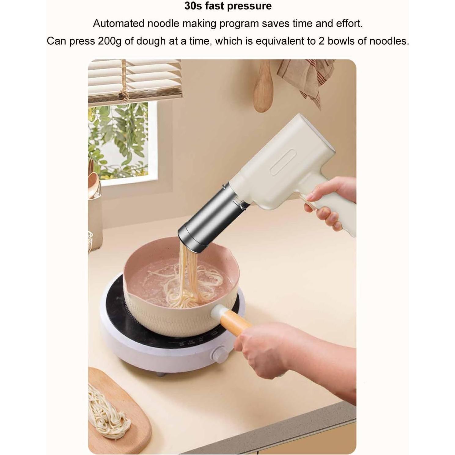 Máquina de Pasta Eléctrica Sanpyl Portátil 1500mAh 200g