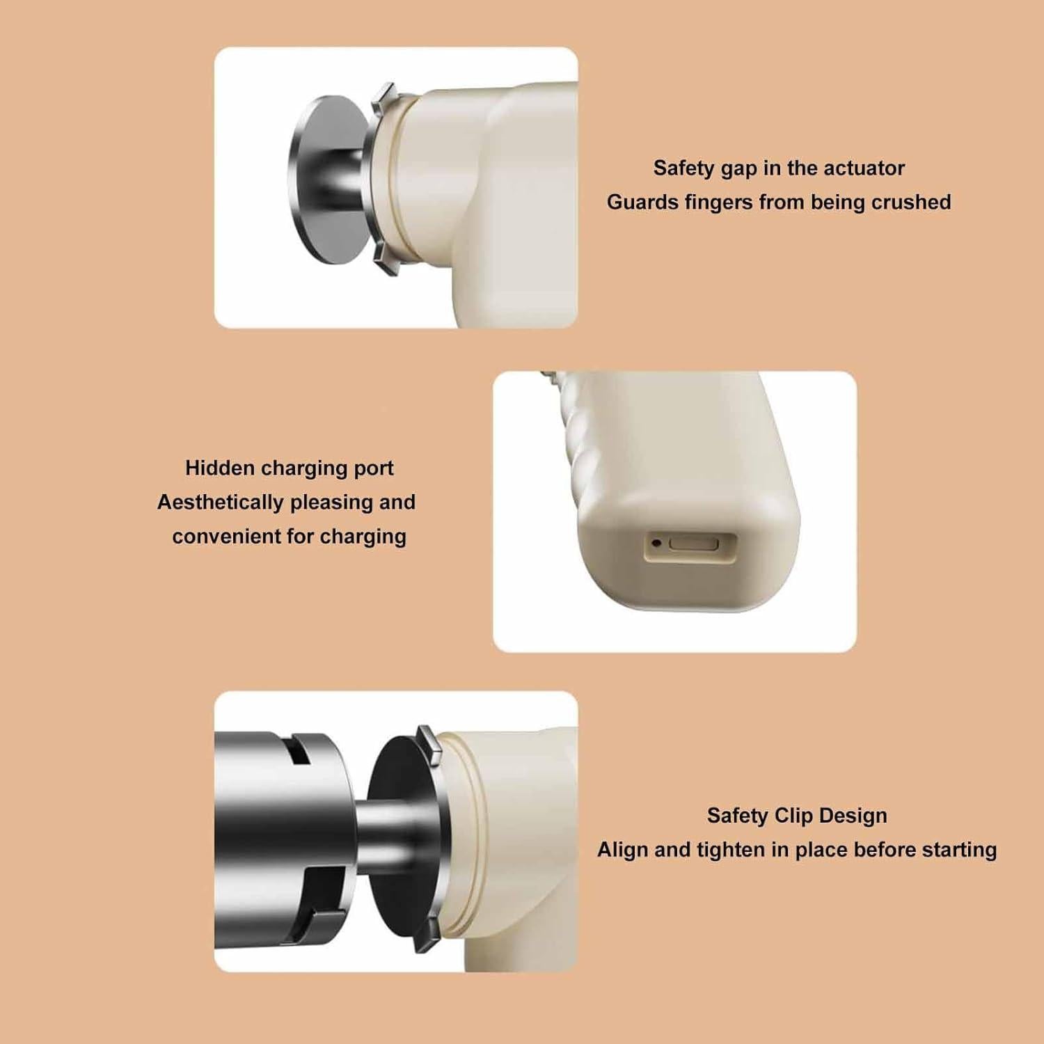 Máquina de Pasta Eléctrica Sanpyl Portátil 1500mAh 200g