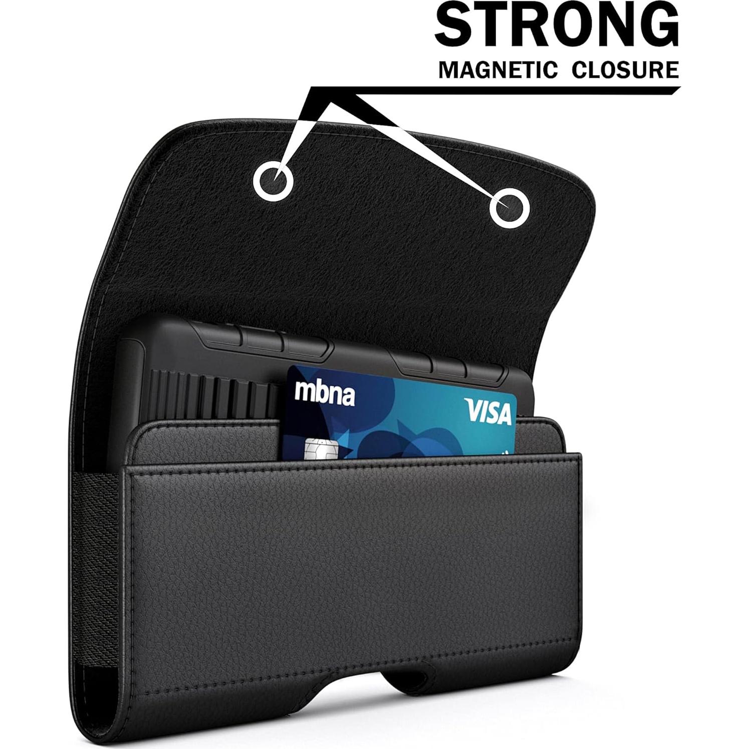 Funda PiTau para iPhone 16, 15, 14, 13, 12 - Negro