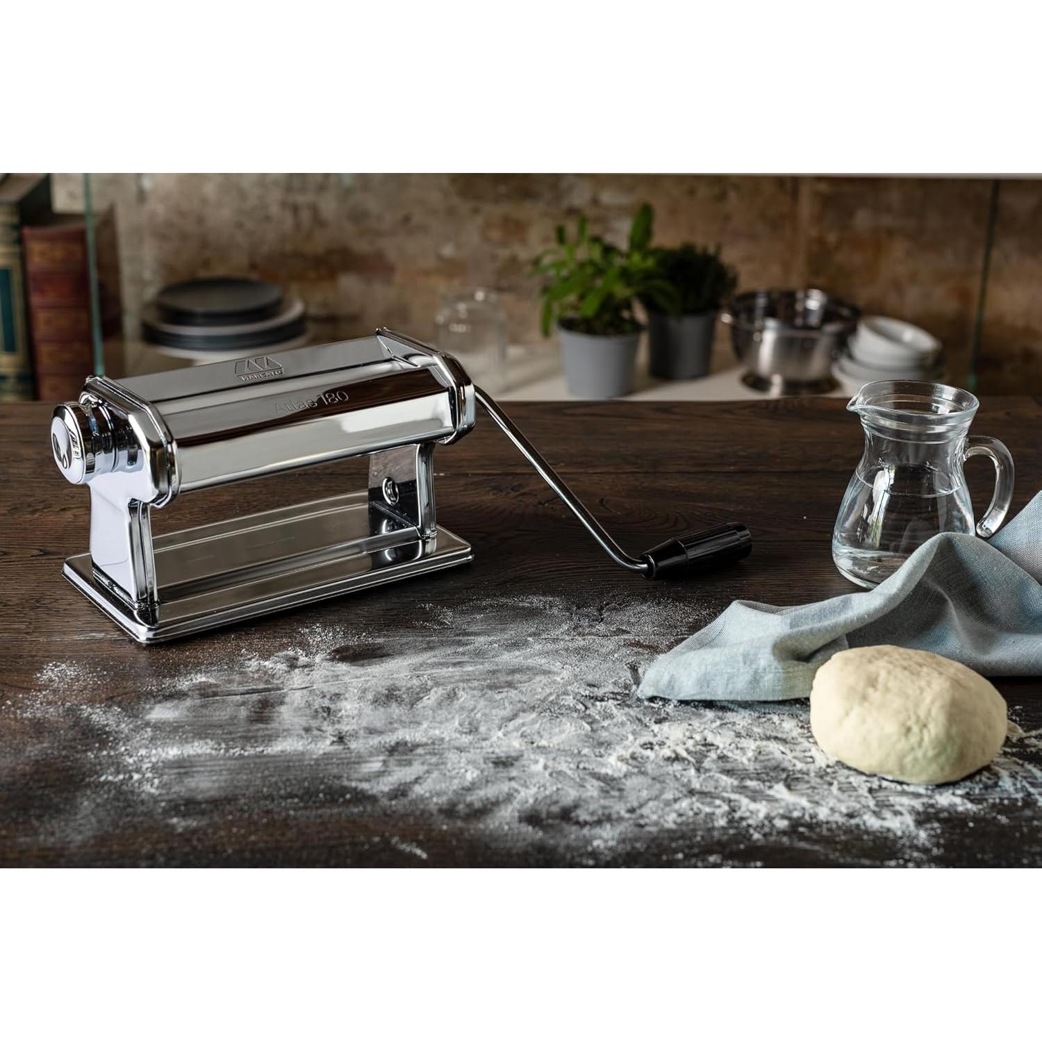 Rodillo de Masa para Pasta Marcato Atlas 180mm Cromo