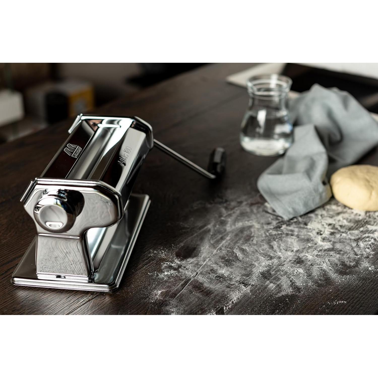 Rodillo de Masa para Pasta Marcato Atlas 180mm Cromo