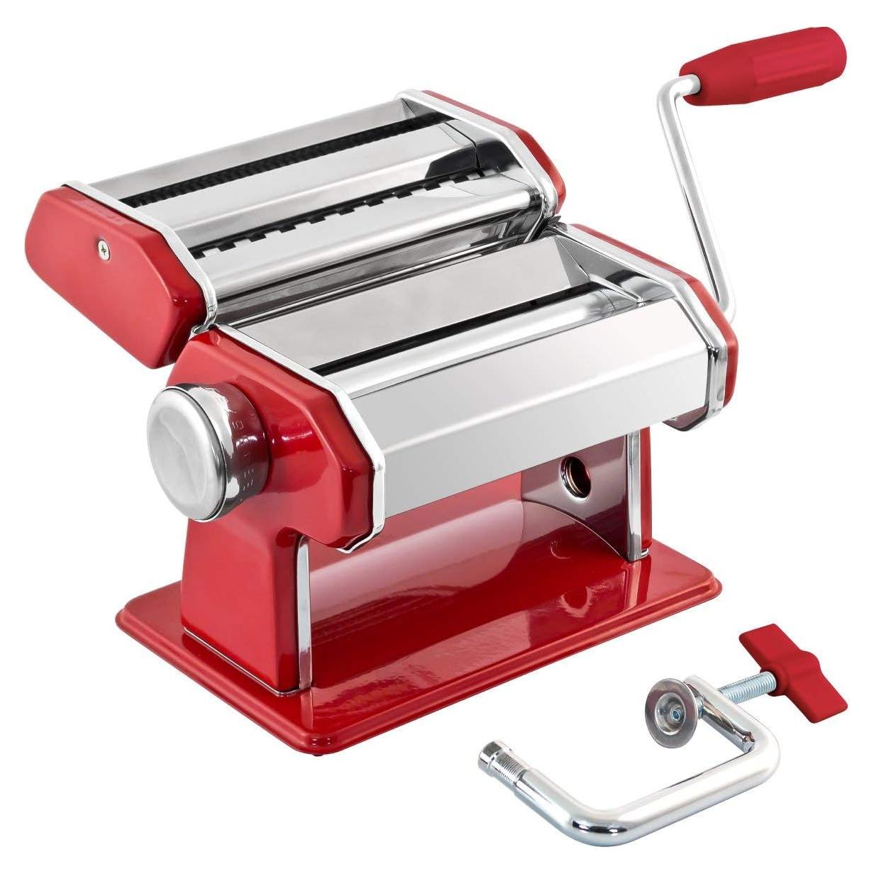 Máquina de Pasta Manual GOURMEX de Acero Inoxidable 7 Grosor