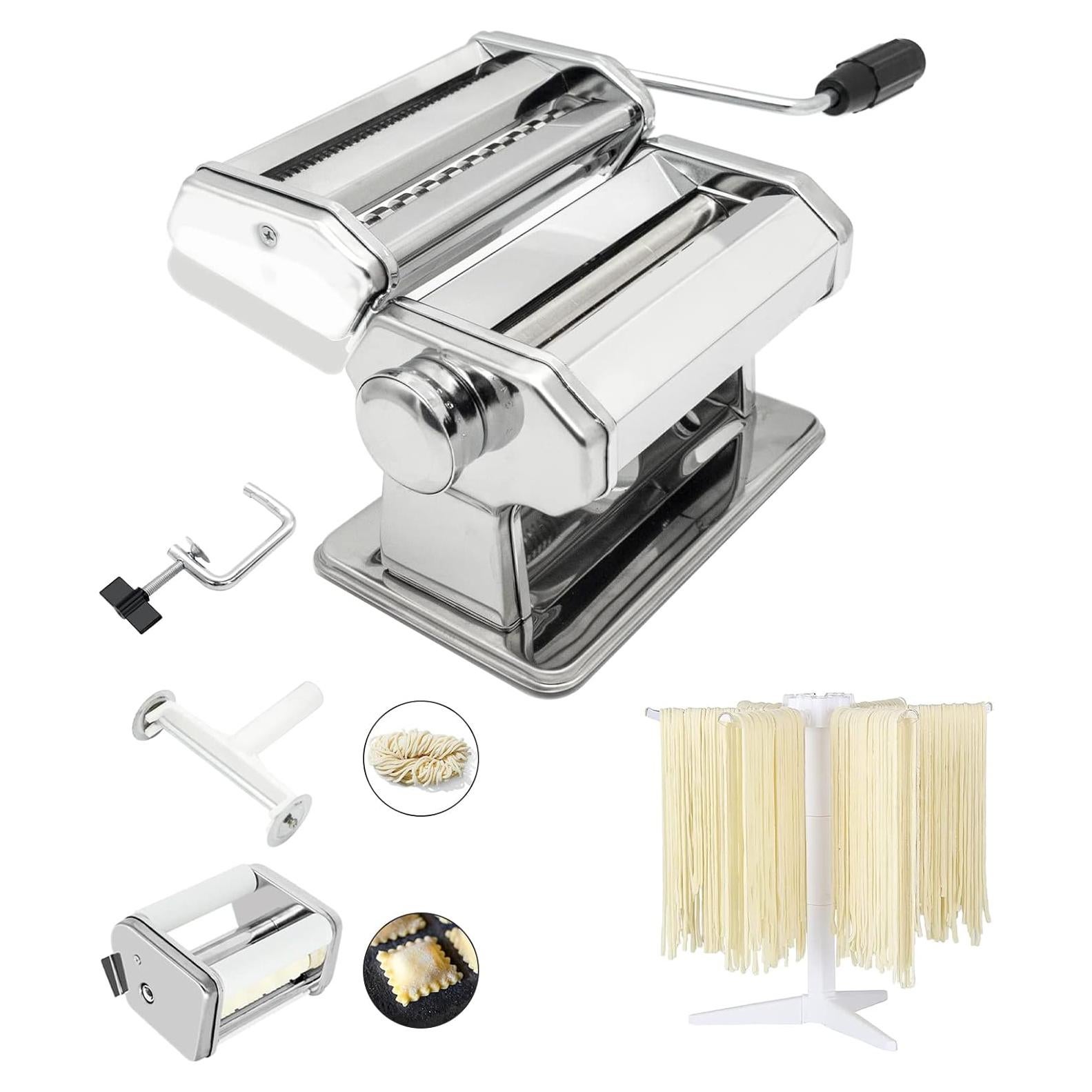 Máquina de Hacer Pasta Manual MZTOGR 150mm 6 Piezas Acero Inoxidable