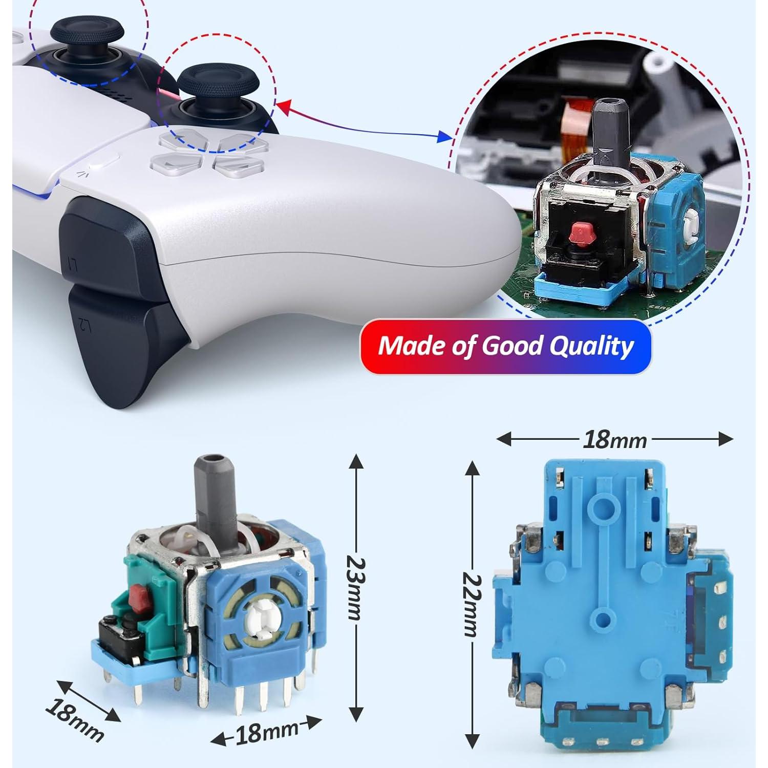 Reemplazo Joystick 3D PS5 Shenzhenshiyueweilaidianzi Azul