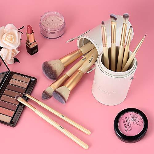 Juego de Brochas de Maquillaje Matto 10 Piezas con Soporte