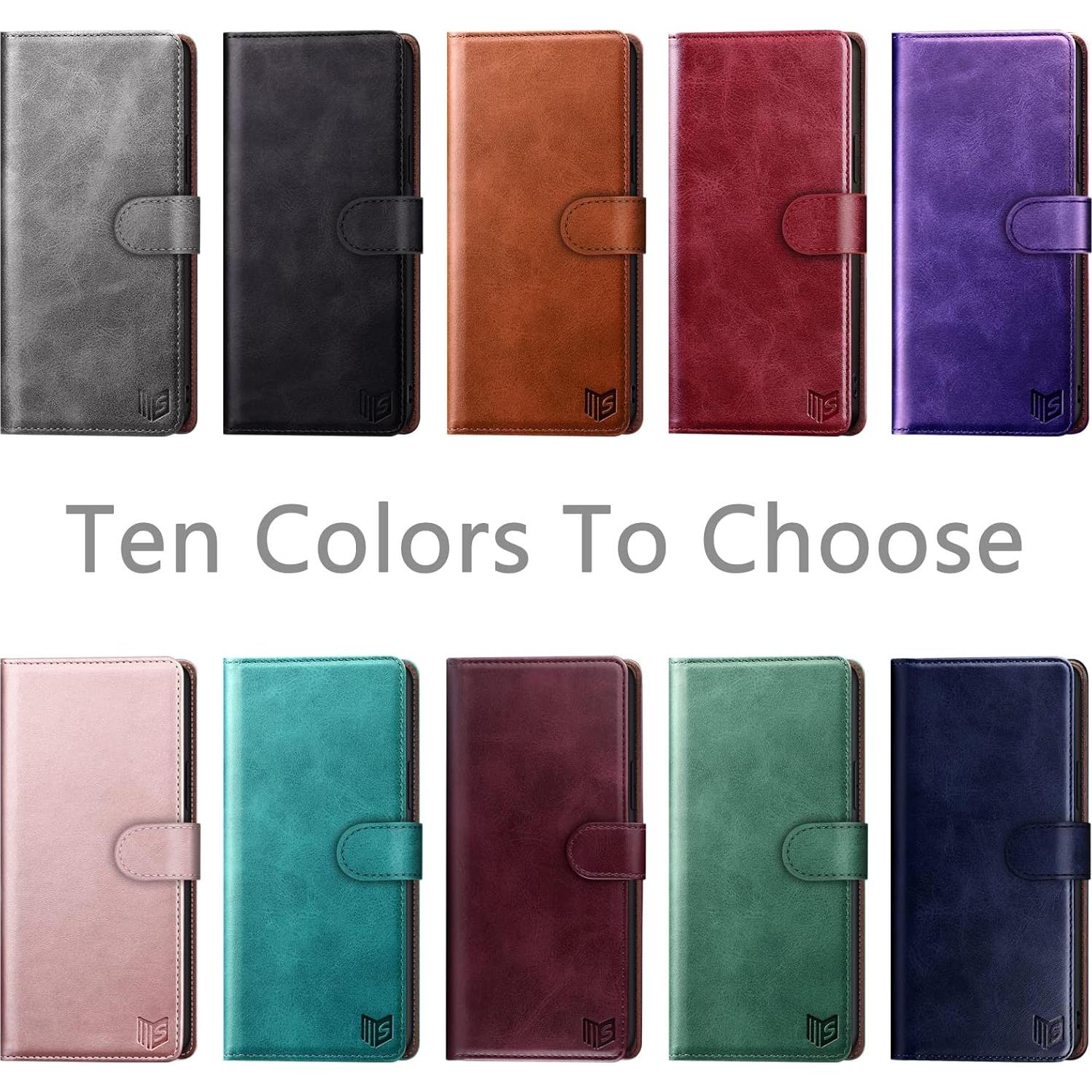 Funda SUANPOT para Google Pixel 6 5G con billetera RFID