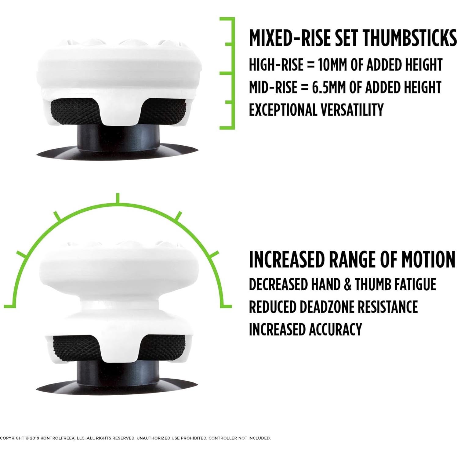 KontrolFreek FPS Freek Galaxia Joysticks Xbox One/SX Blanco