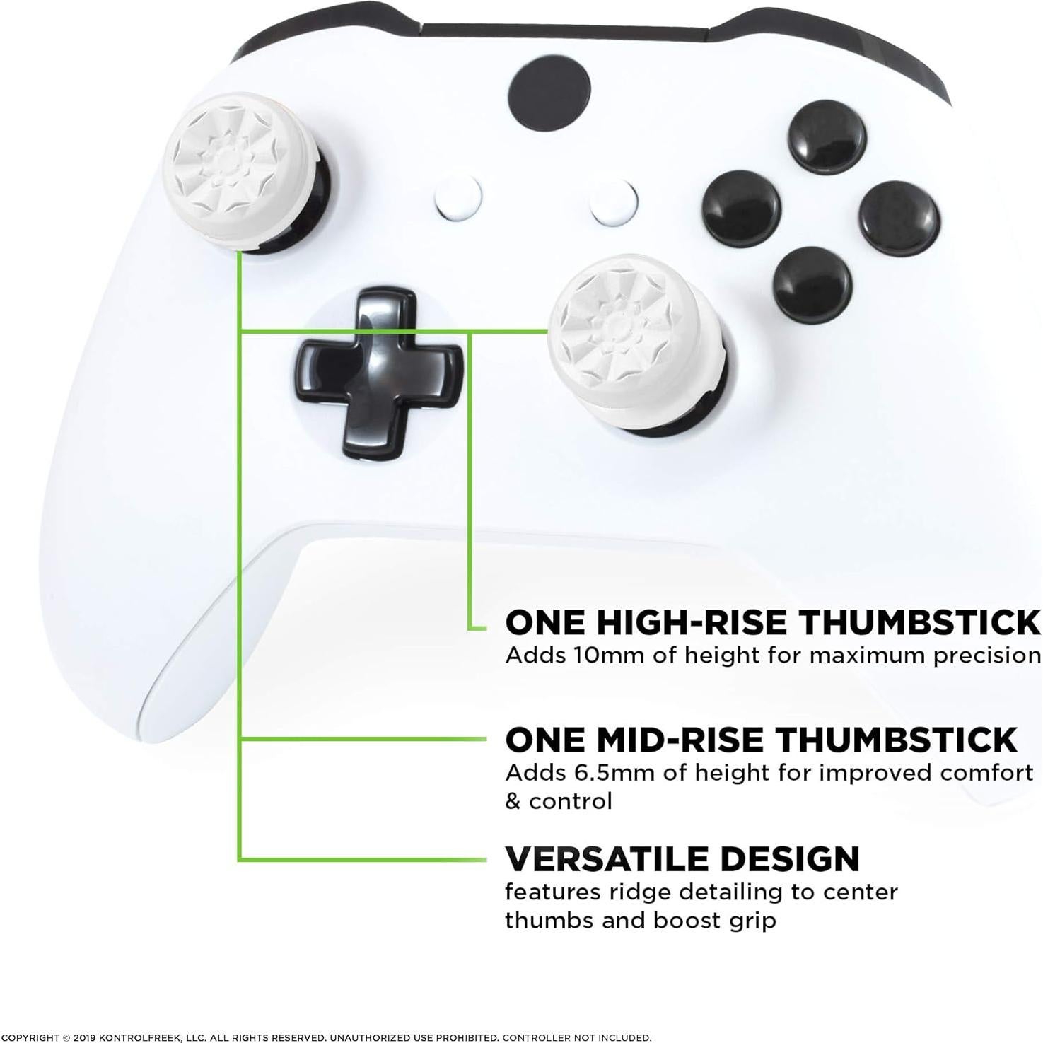 KontrolFreek FPS Freek Galaxia Joysticks Xbox One/SX Blanco