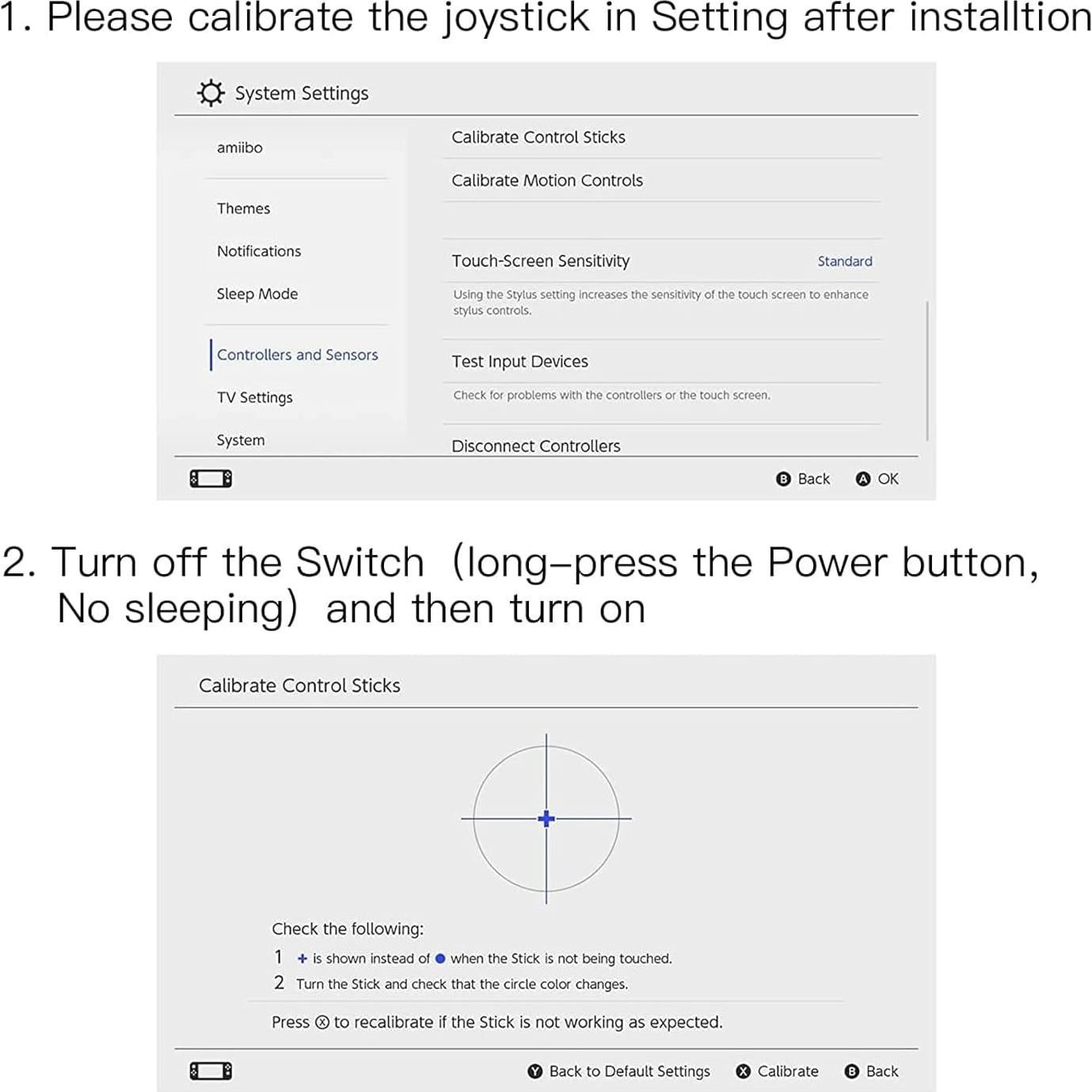 Joystick Efecto Hall BRONAL para Switch JoyCon Izq/Derecho