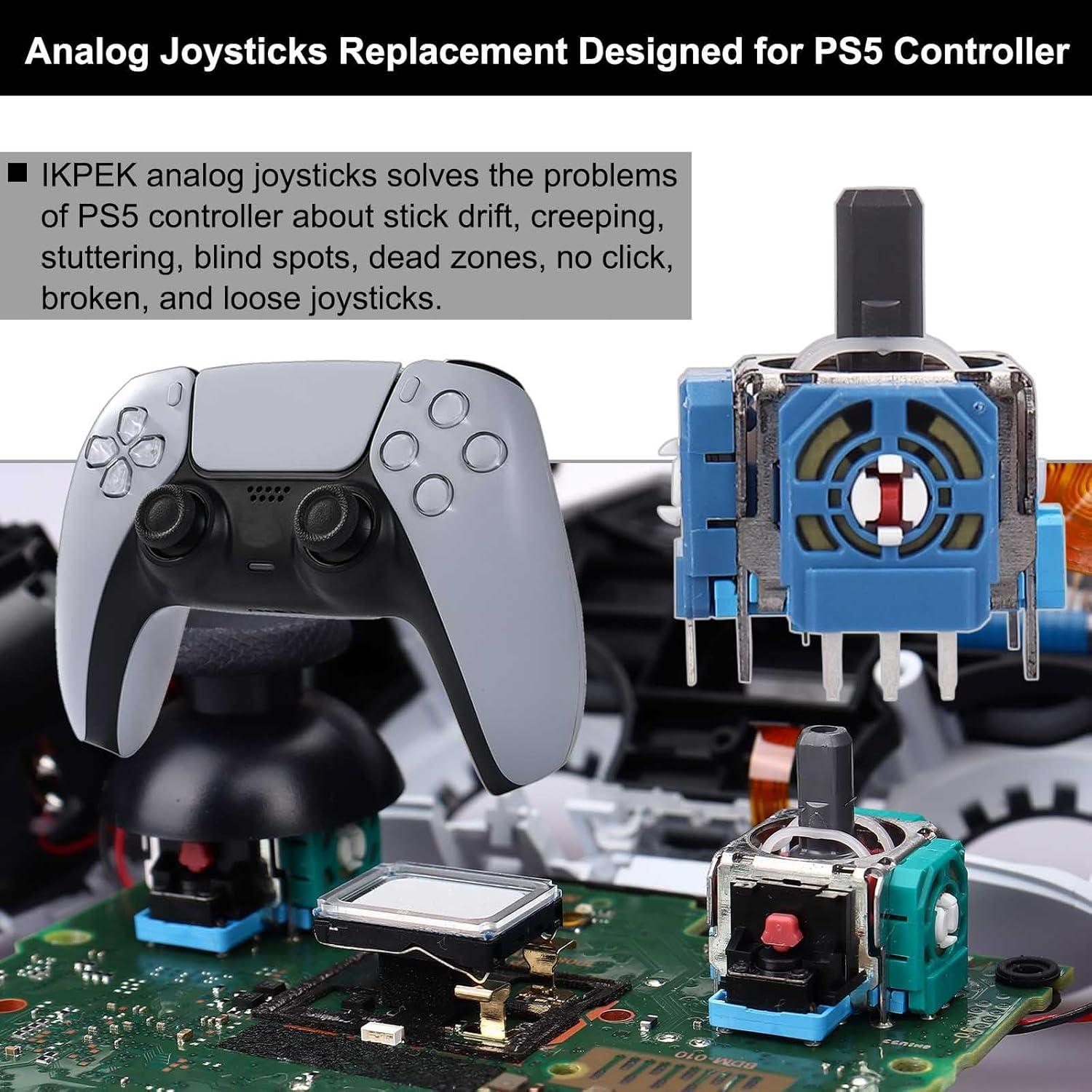 Reemplazo Joysticks Analógicos 3D Ikpek para PS5 - 6 Piezas