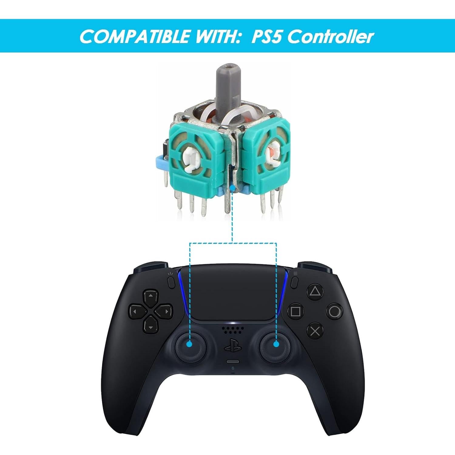 Palancas de Reemplazo Veanic para Controlador PS5 - 4 Piezas