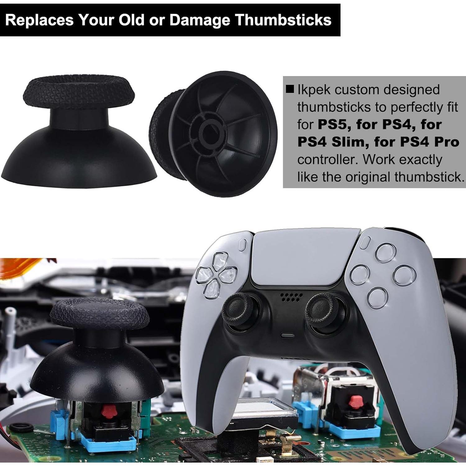 Repuestos de Thumbsticks Ikpek para PS5 y PS4 - 8 Piezas