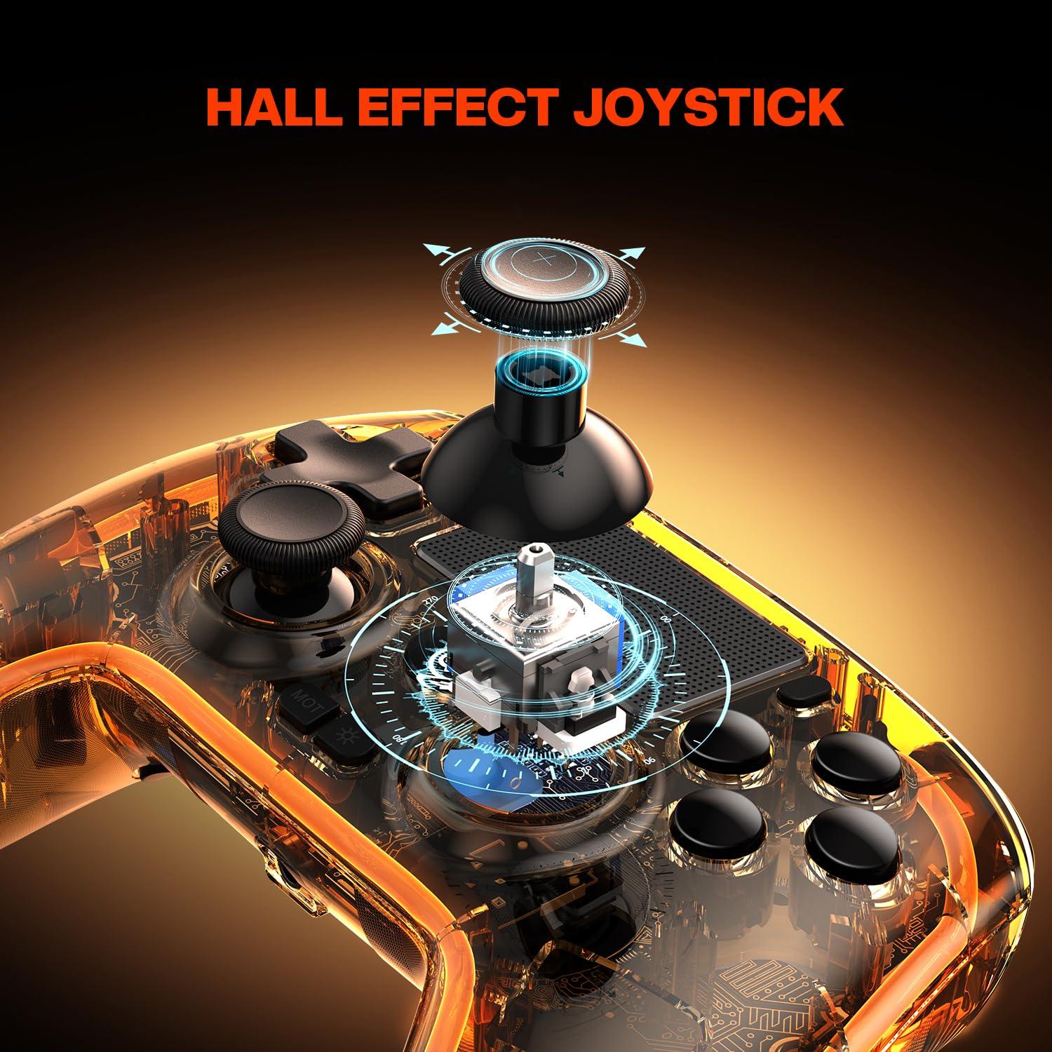 Controlador Inalámbrico NYXI PS4 con Joysticks Efecto Hall