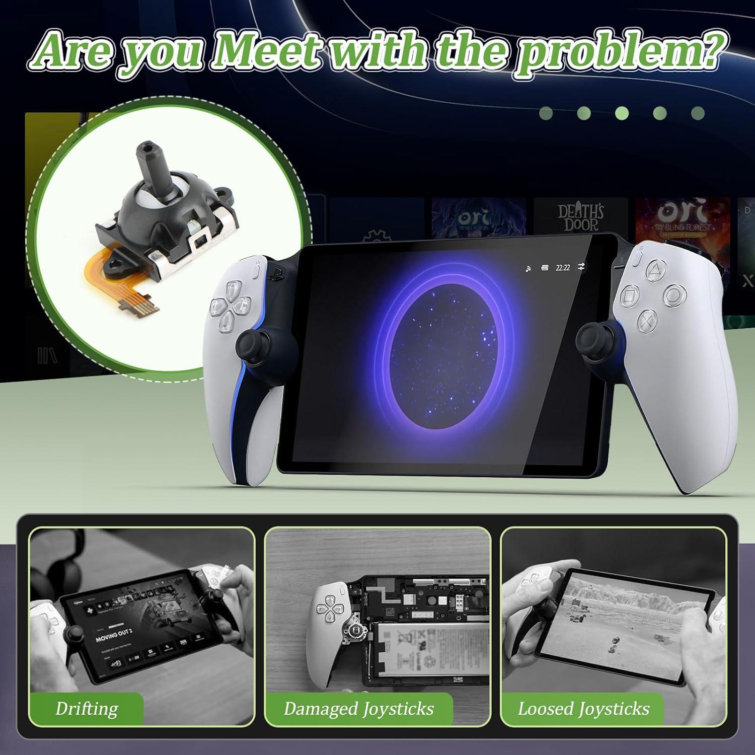 Joystick Derecho PS5 Portal / VR2 Efecto Hall Reemplazo