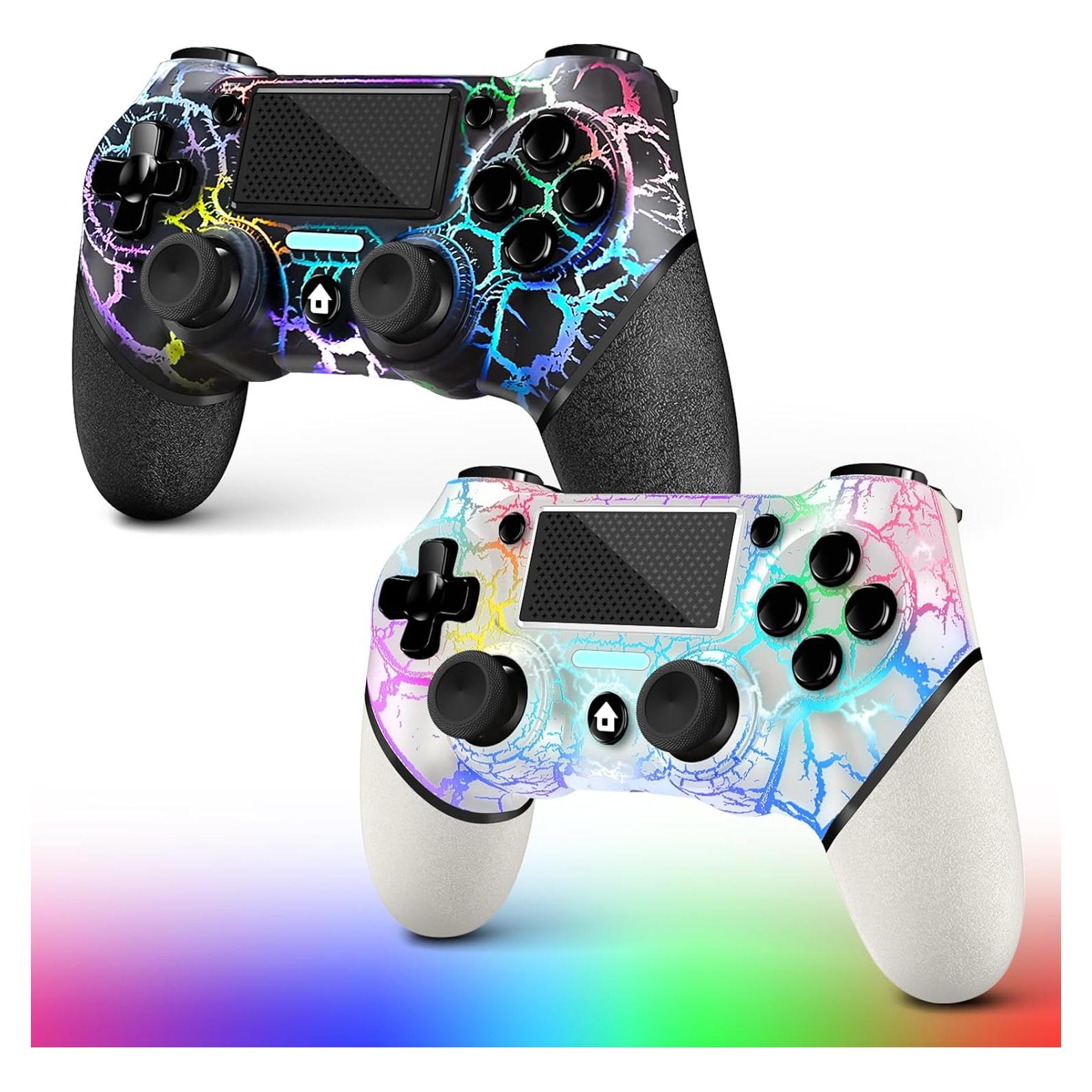 Controladores Inalámbricos AceGamer 2 Pack PS4 RGB Turbo