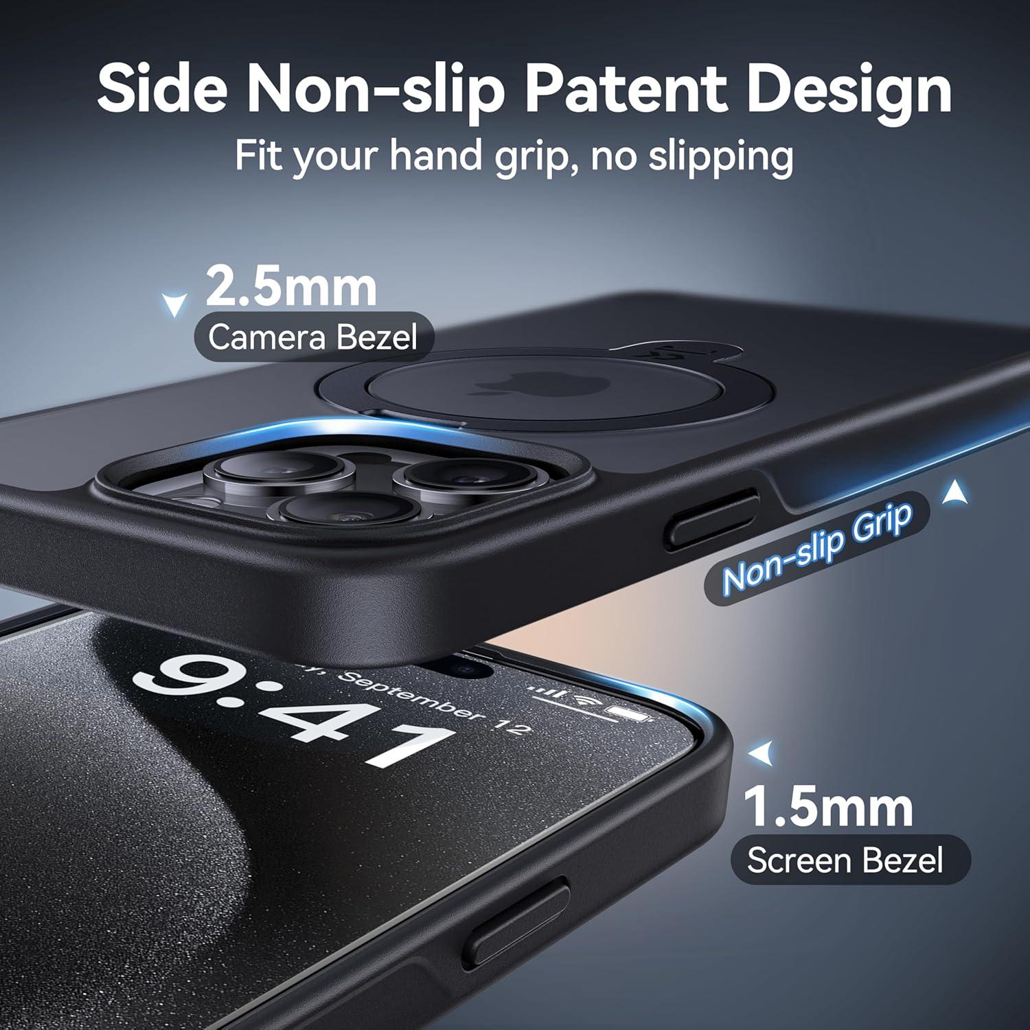 Funda CASEKOO MagicStand Pro para iPhone 15 Pro Max 6.7"