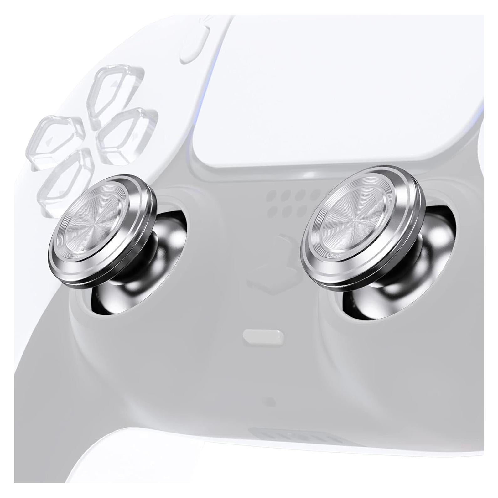 Palancas de Metal eXtremeRate Plateadas para PS5 y PS4