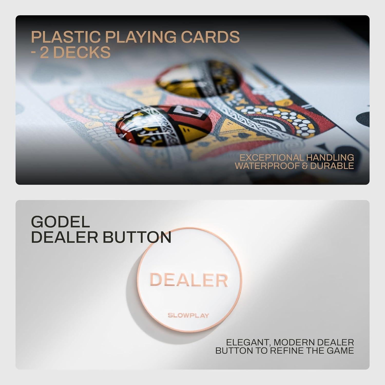 Fichas de Póker Cerámica SLOWPLAY Godel 300 PCS 39mm