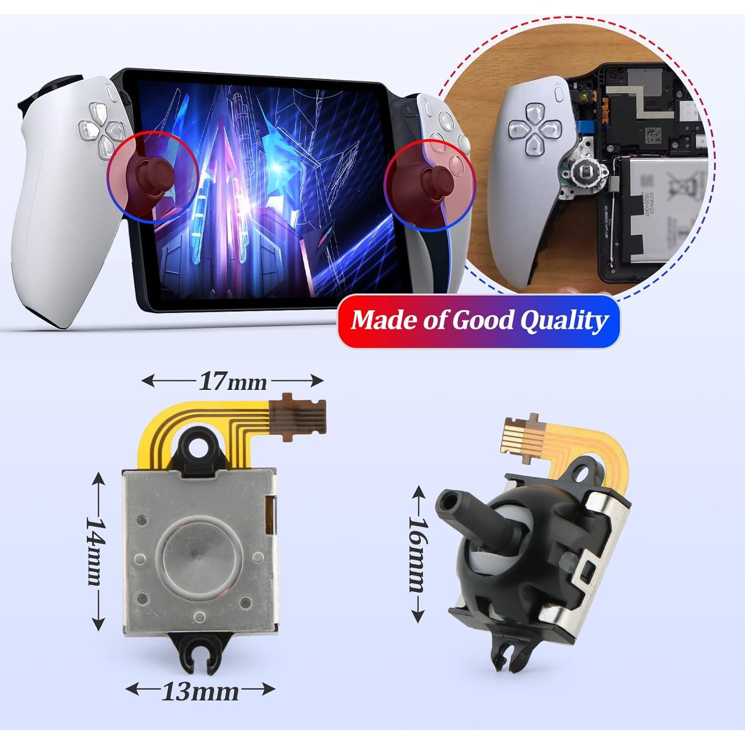 Joystick de Efecto Hall para PS5 Portal - Reemplazo Preciso