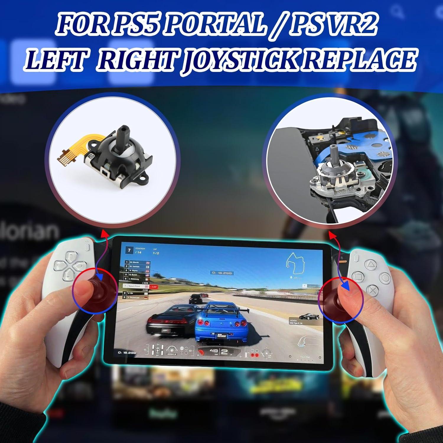 Reemplazo Joysticks Efecto Hall PS5 Portal/PSVR2 3D